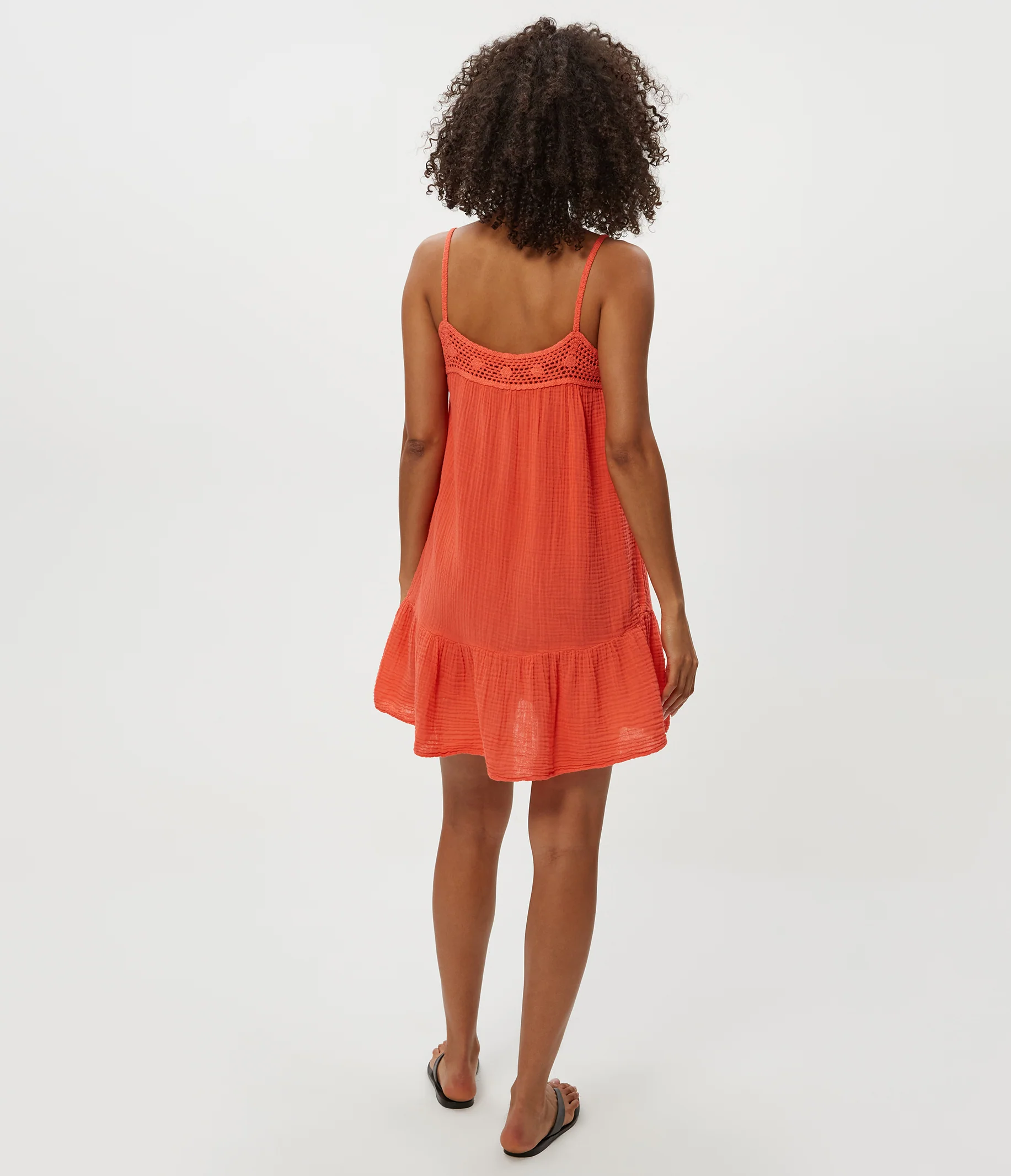Emree Crochet Trim Mini Dress - Image 11