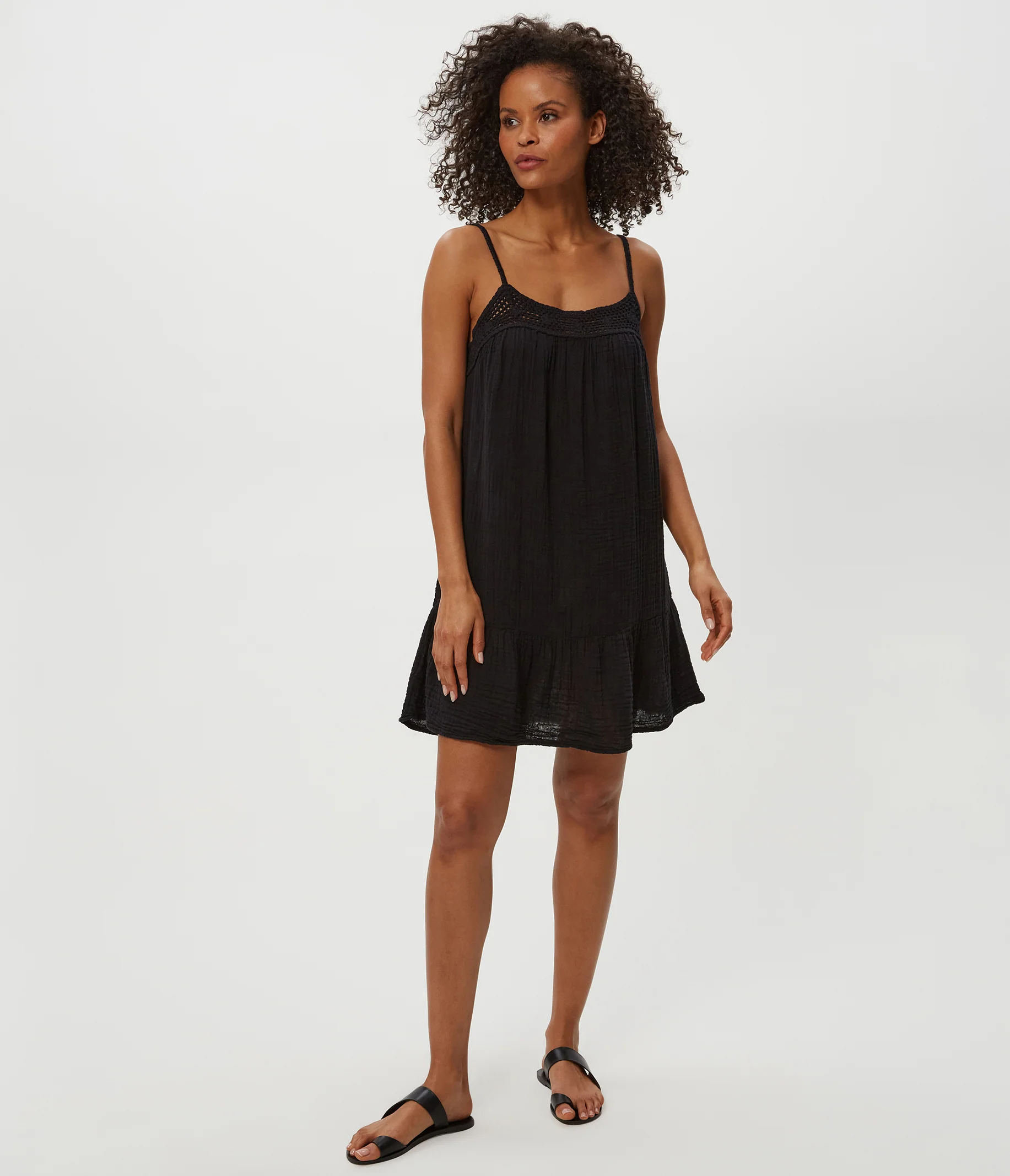 Emree Crochet Trim Mini Dress - Image 13