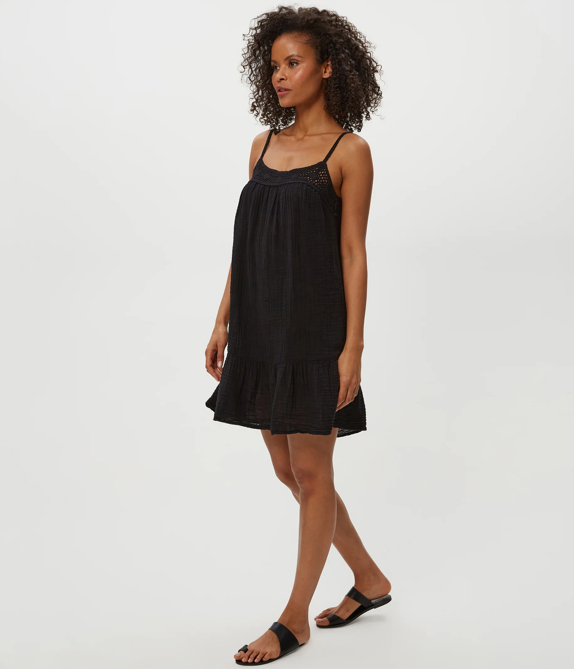Emree Crochet Trim Mini Dress - Image 14