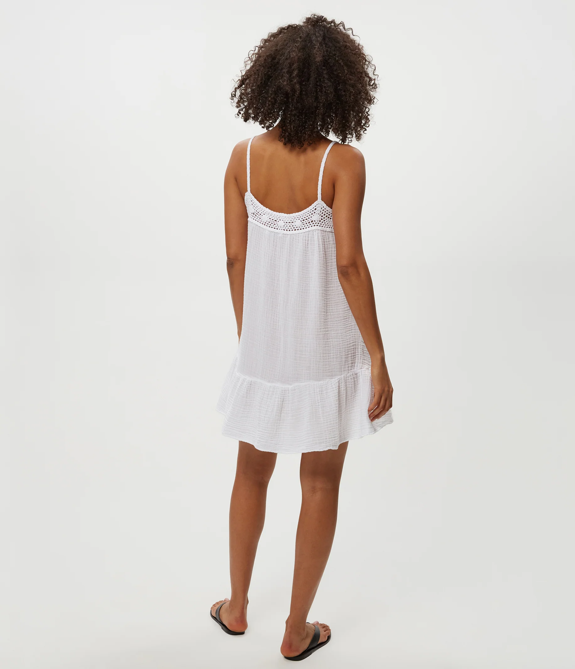 Emree Crochet Trim Mini Dress - Image 3