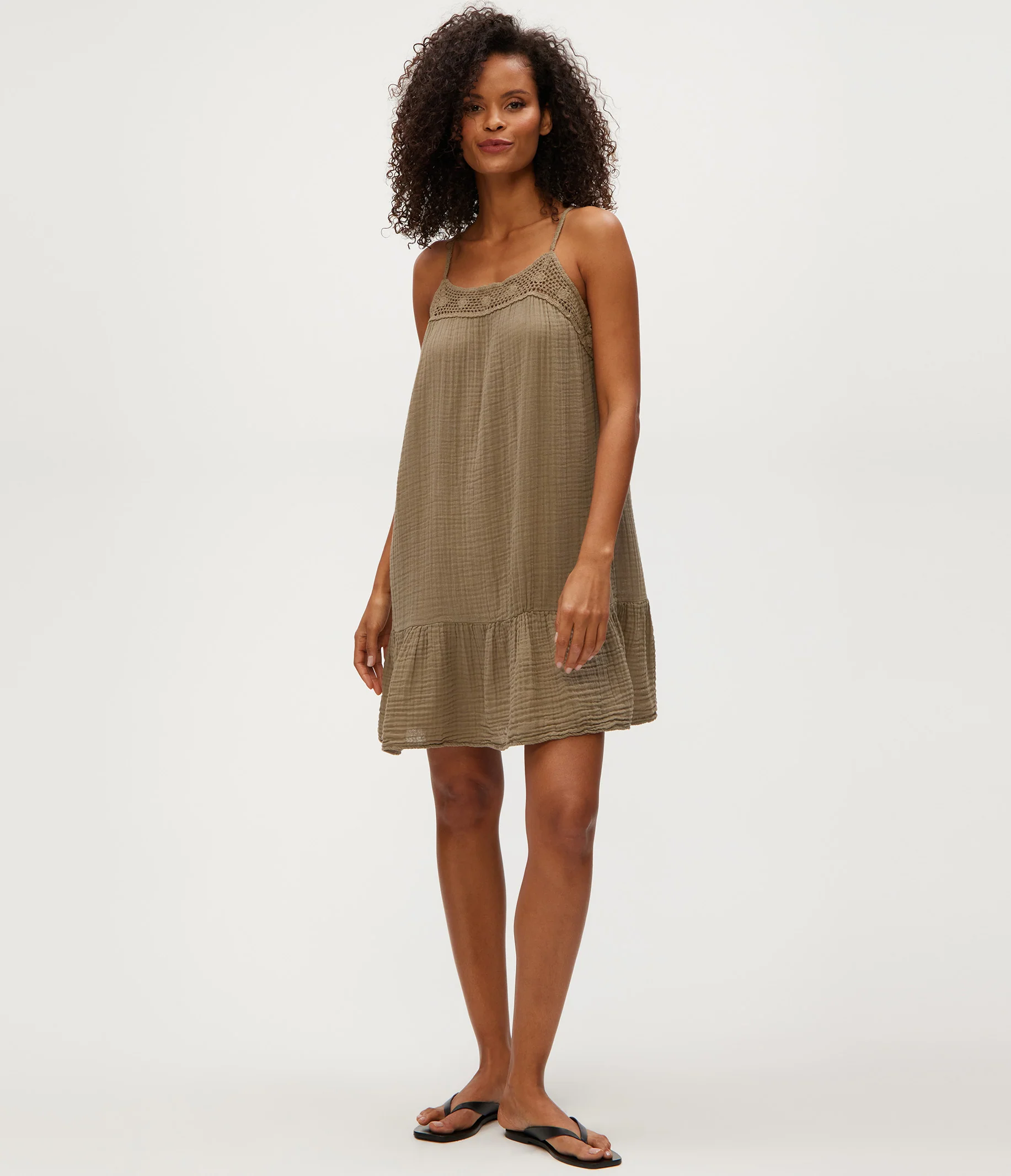 Emree Crochet Trim Mini Dress - Image 4