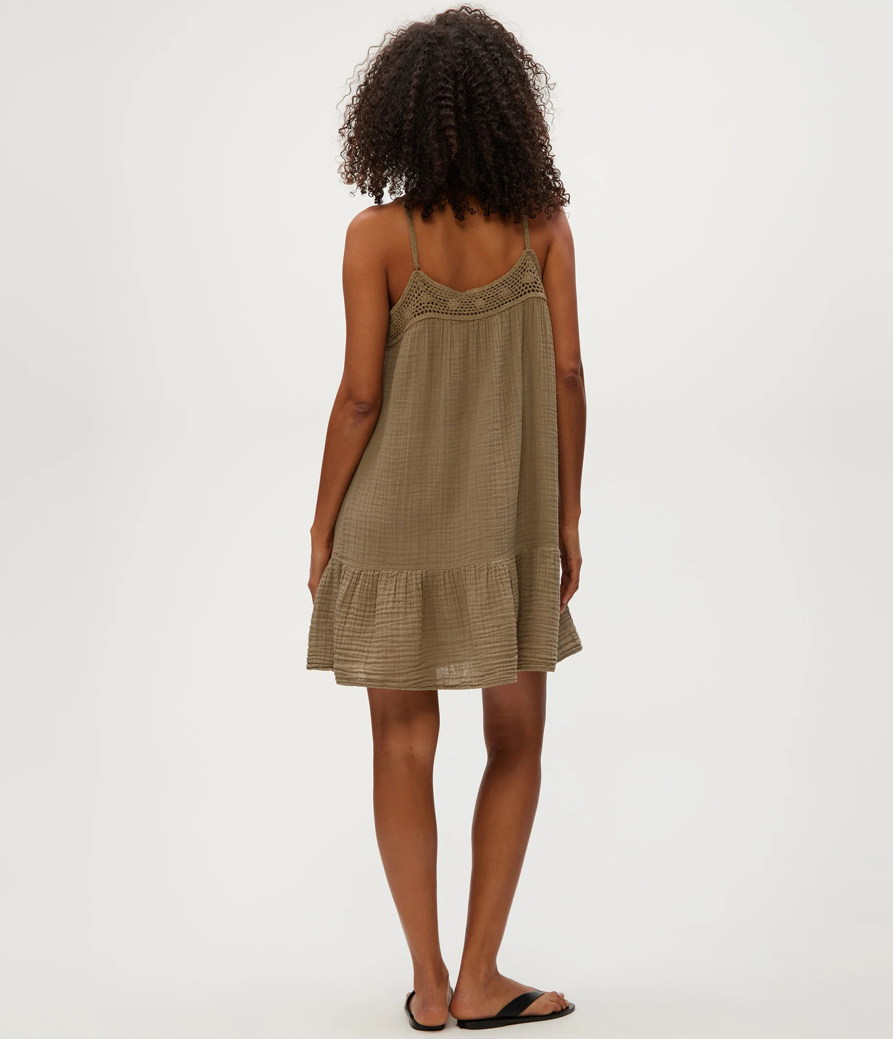 Emree Crochet Trim Mini Dress - Image 7