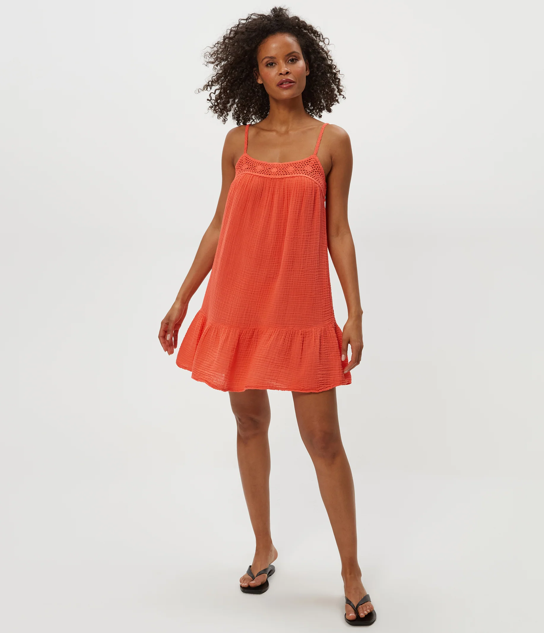Emree Crochet Trim Mini Dress - Image 9