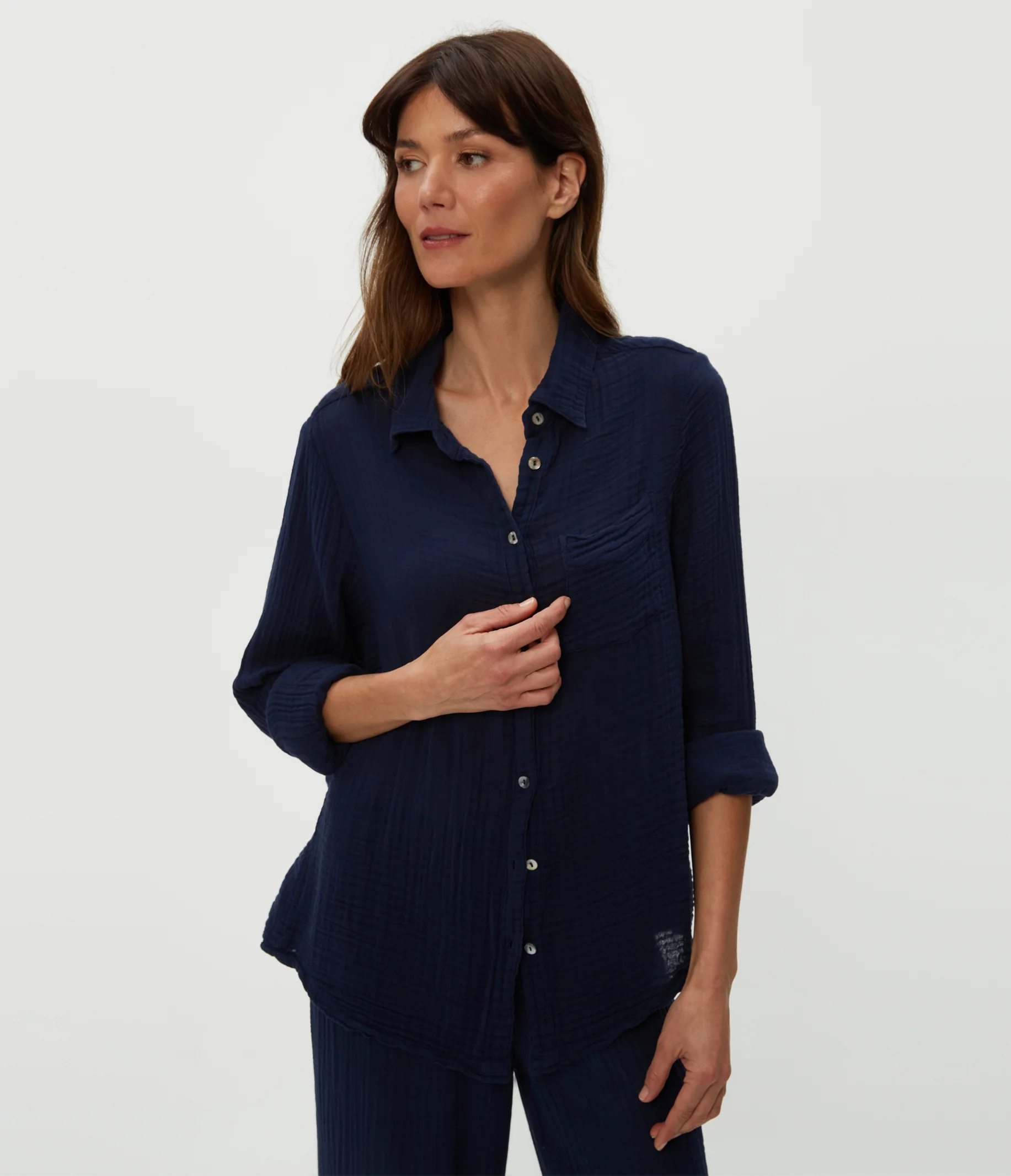 Ernie Gauze Button Down Shirt - Image 26
