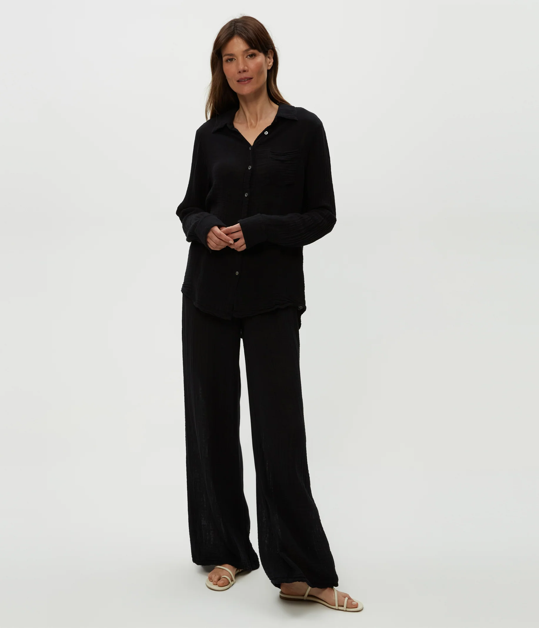 Ernie Gauze Button Down Shirt - Image 31