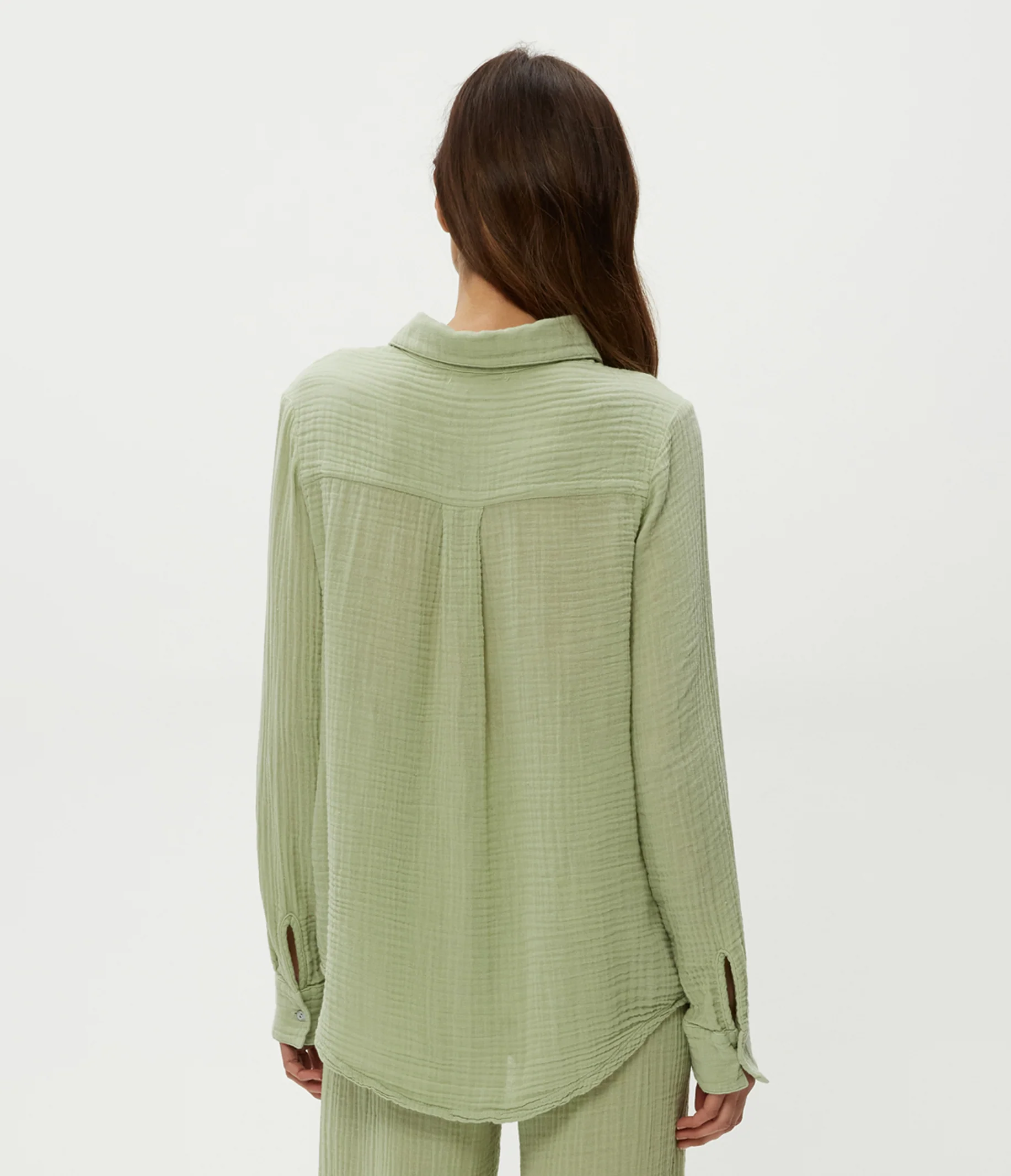 Ernie Gauze Button Down Shirt - Image 8