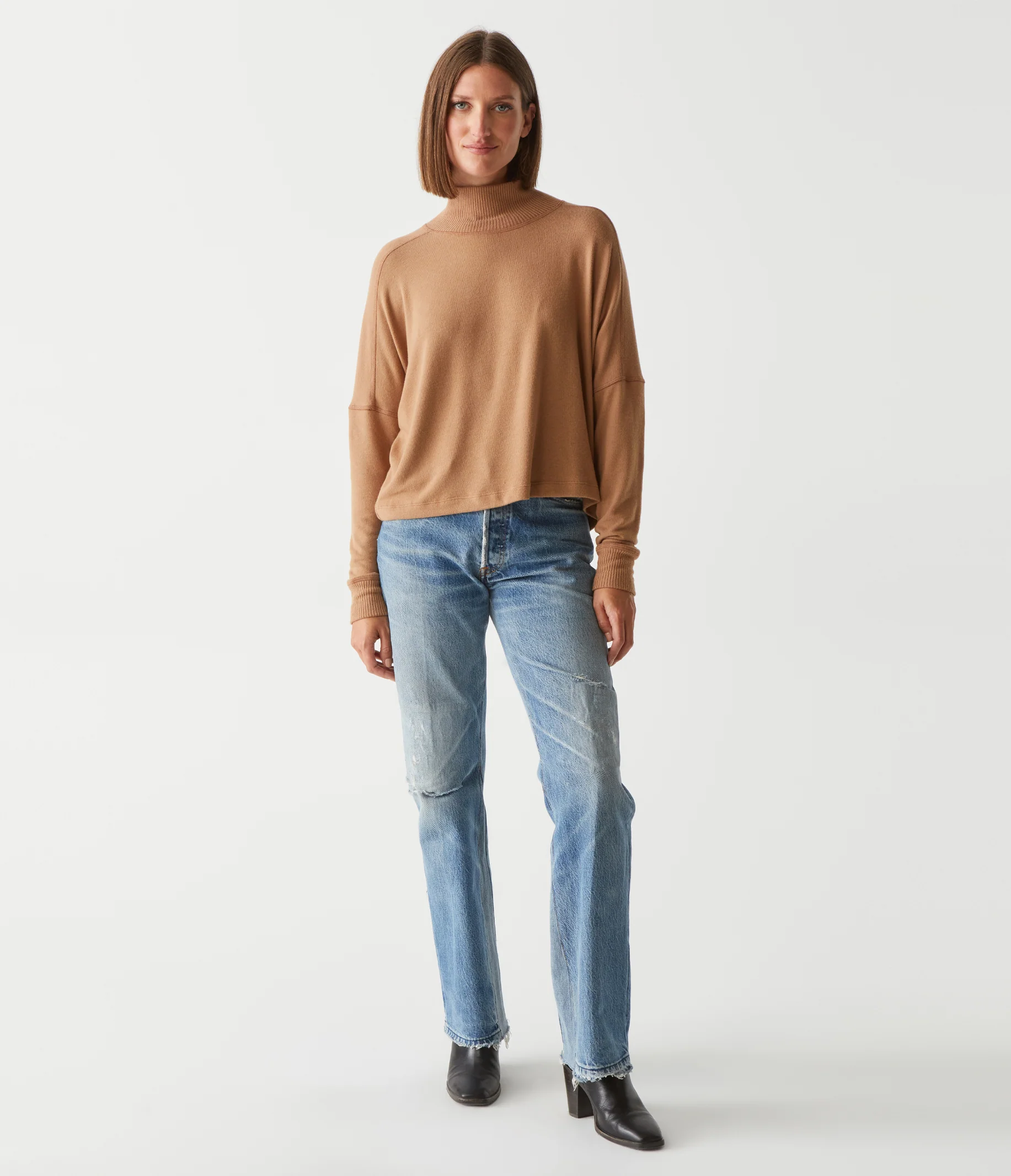 Frida Mock Neck Top - Image 10