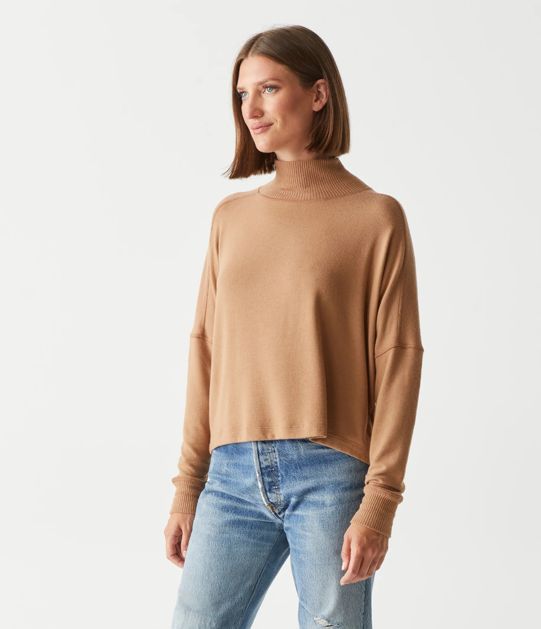 Frida Mock Neck Top - Image 11