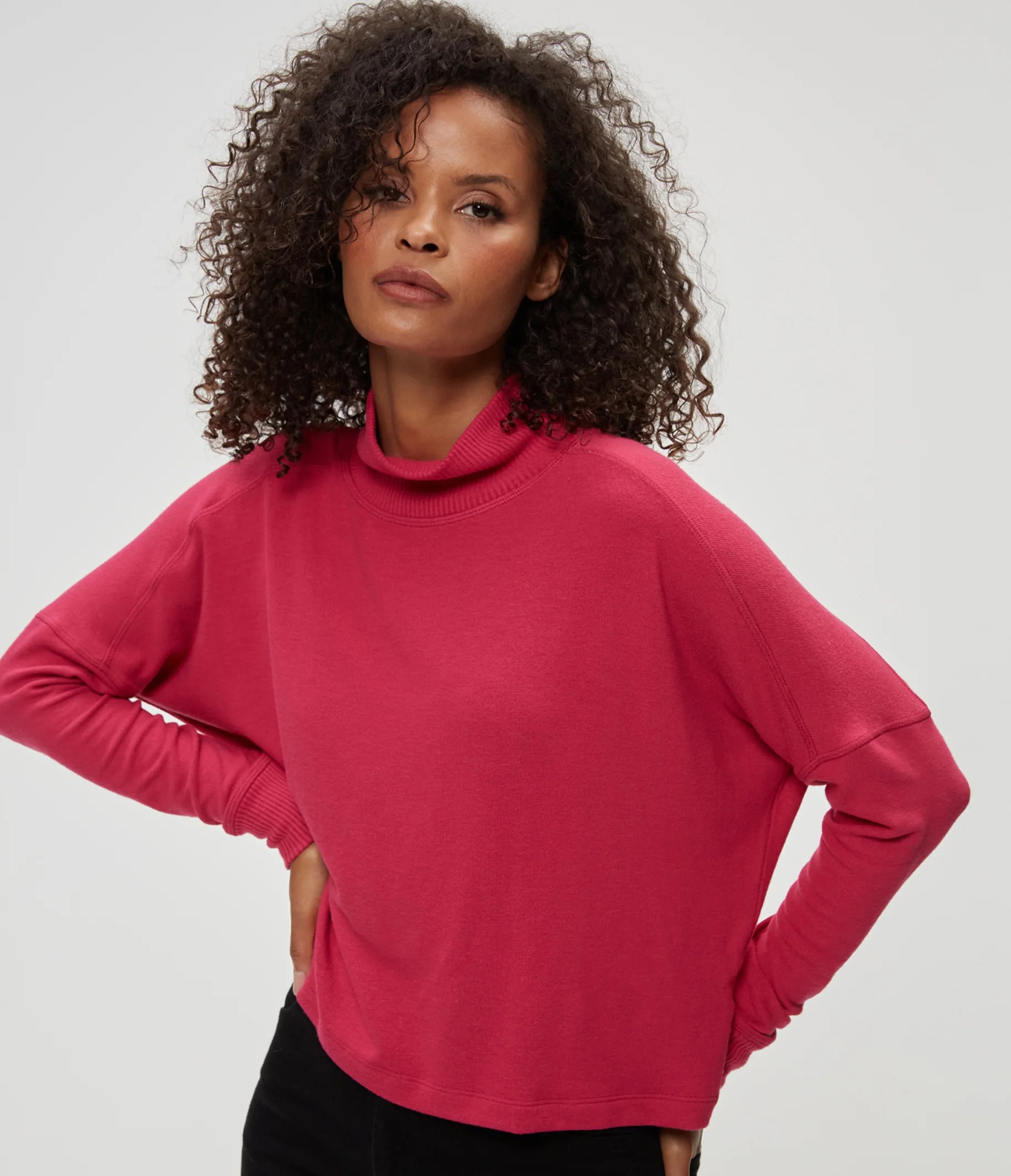 Frida Mock Neck Top - Image 13