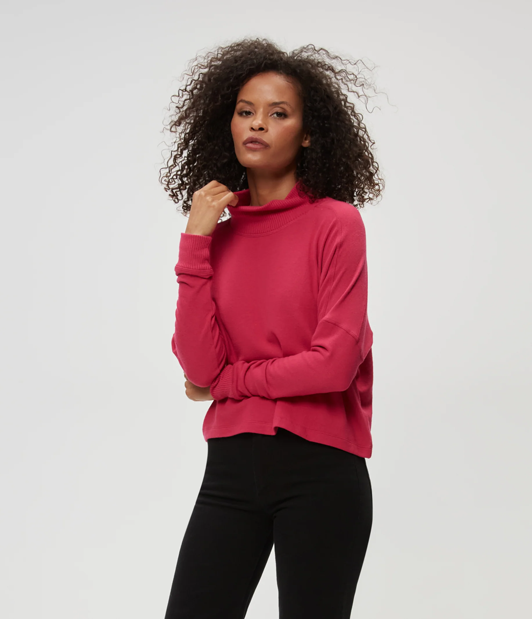 Frida Mock Neck Top - Image 15