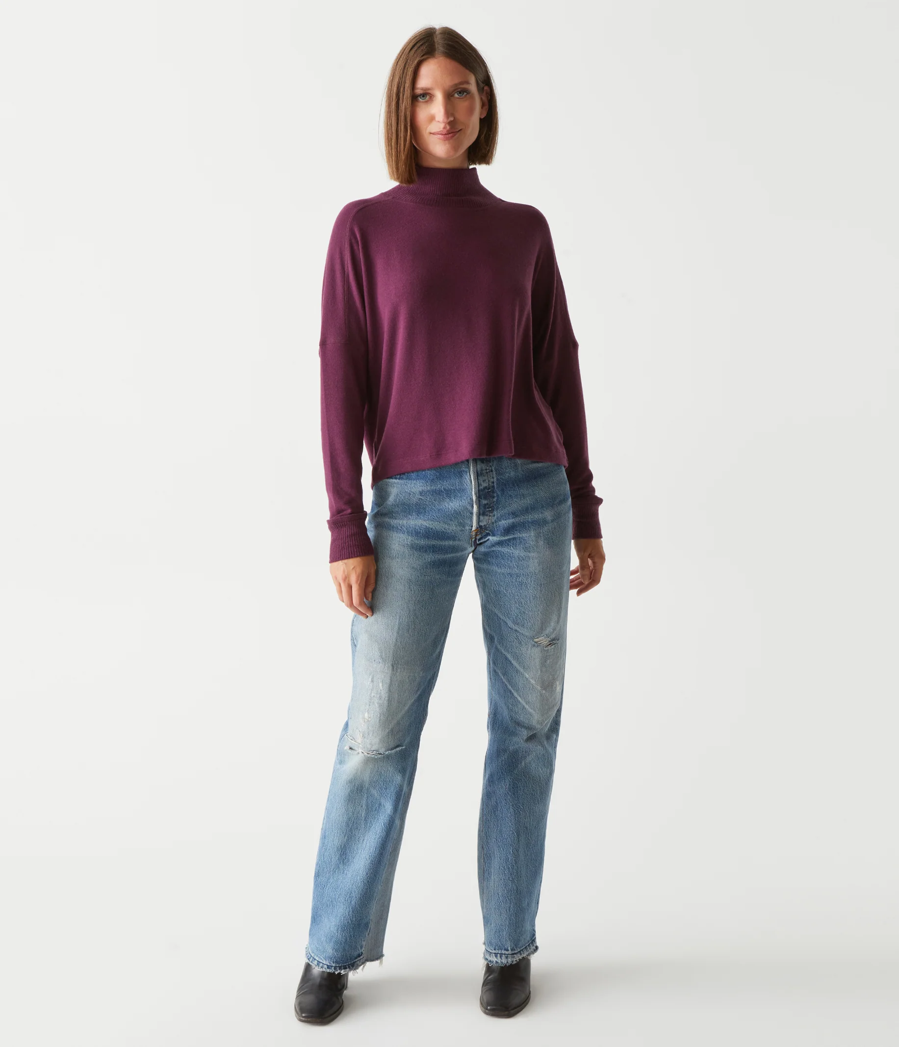 Frida Mock Neck Top - Image 34
