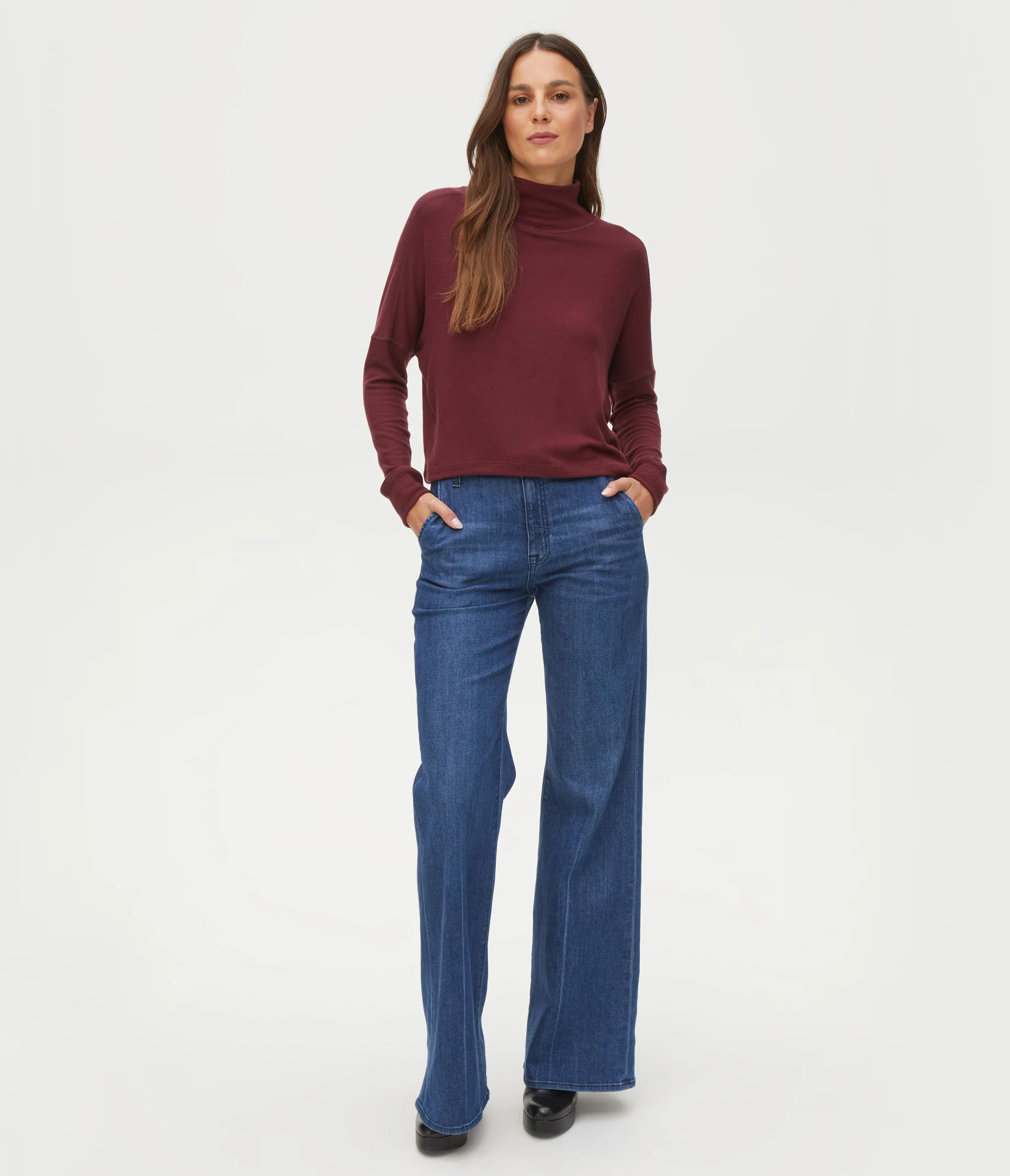 Frida Mock Neck Top - Image 38