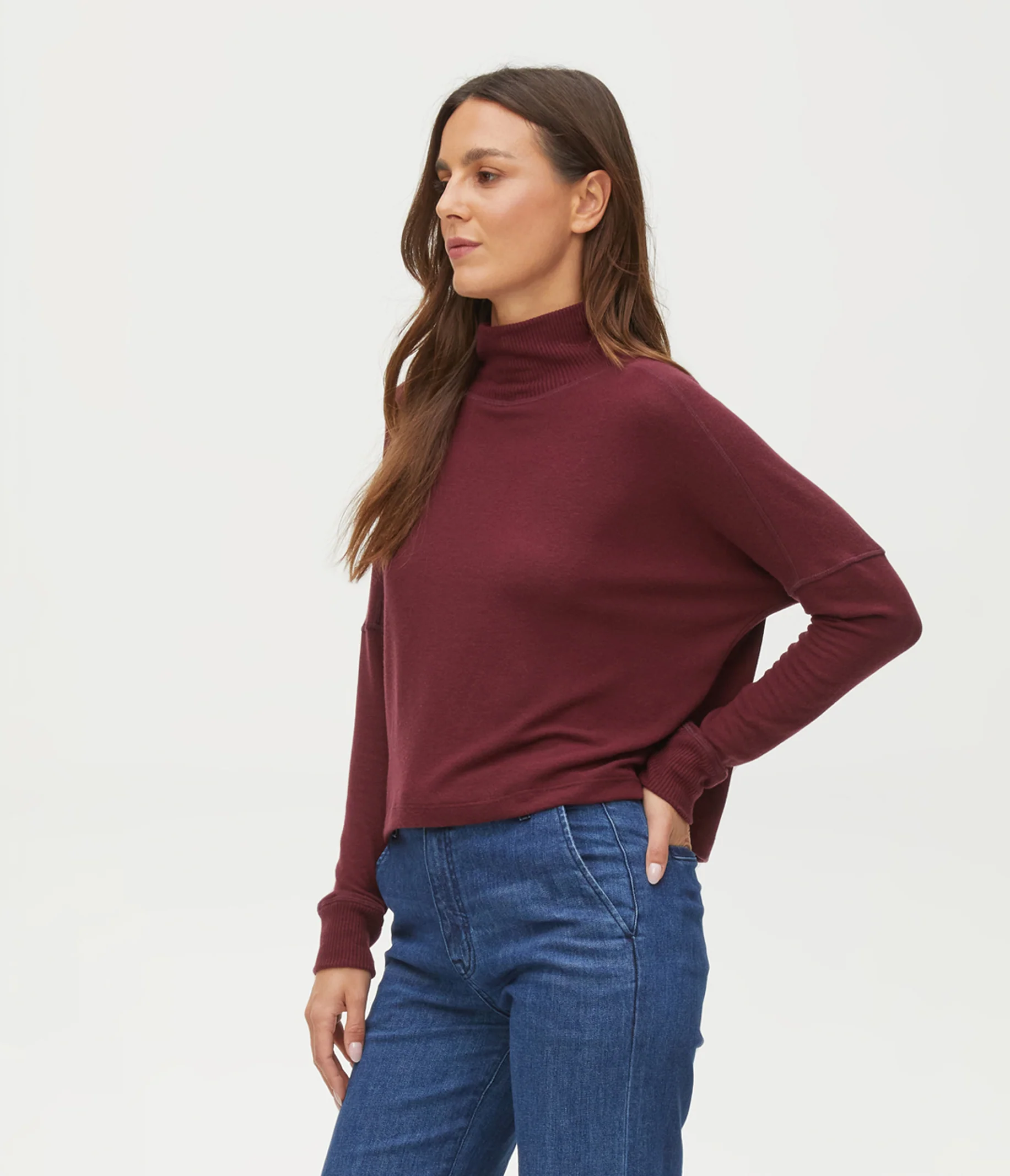 Frida Mock Neck Top - Image 39