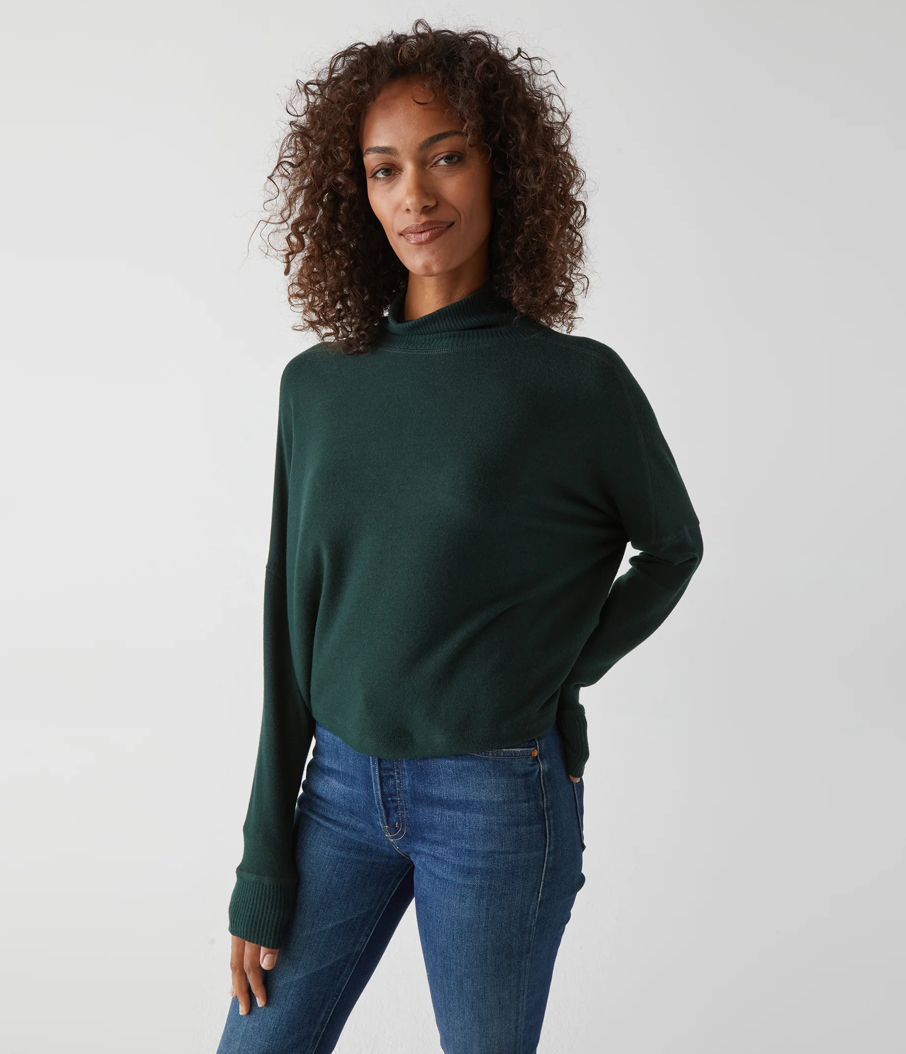 Frida Mock Neck Top - Image 41