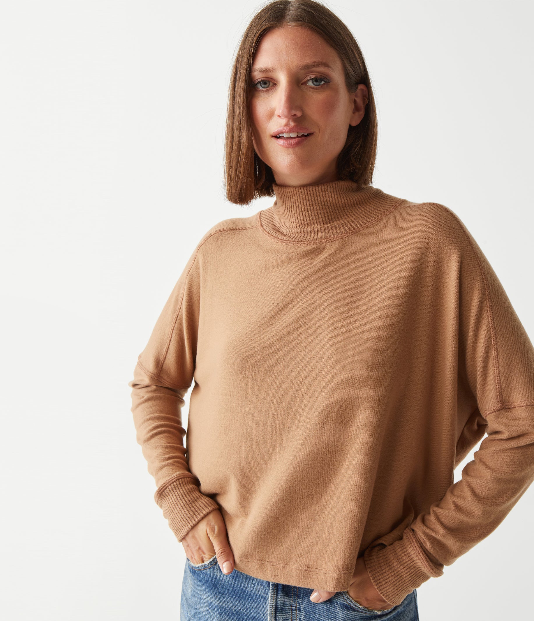 Frida Mock Neck Top - Image 9