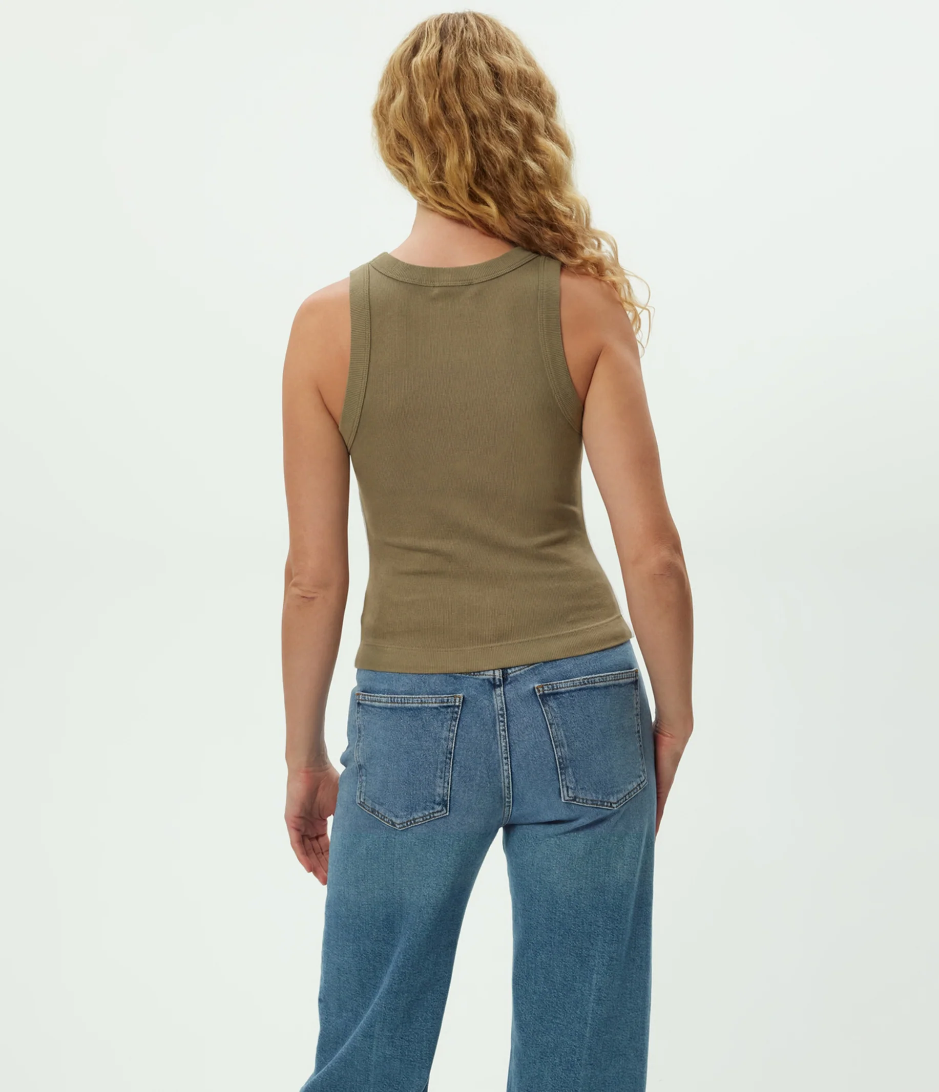 Gina Ribbed Crop Tank - Image 12