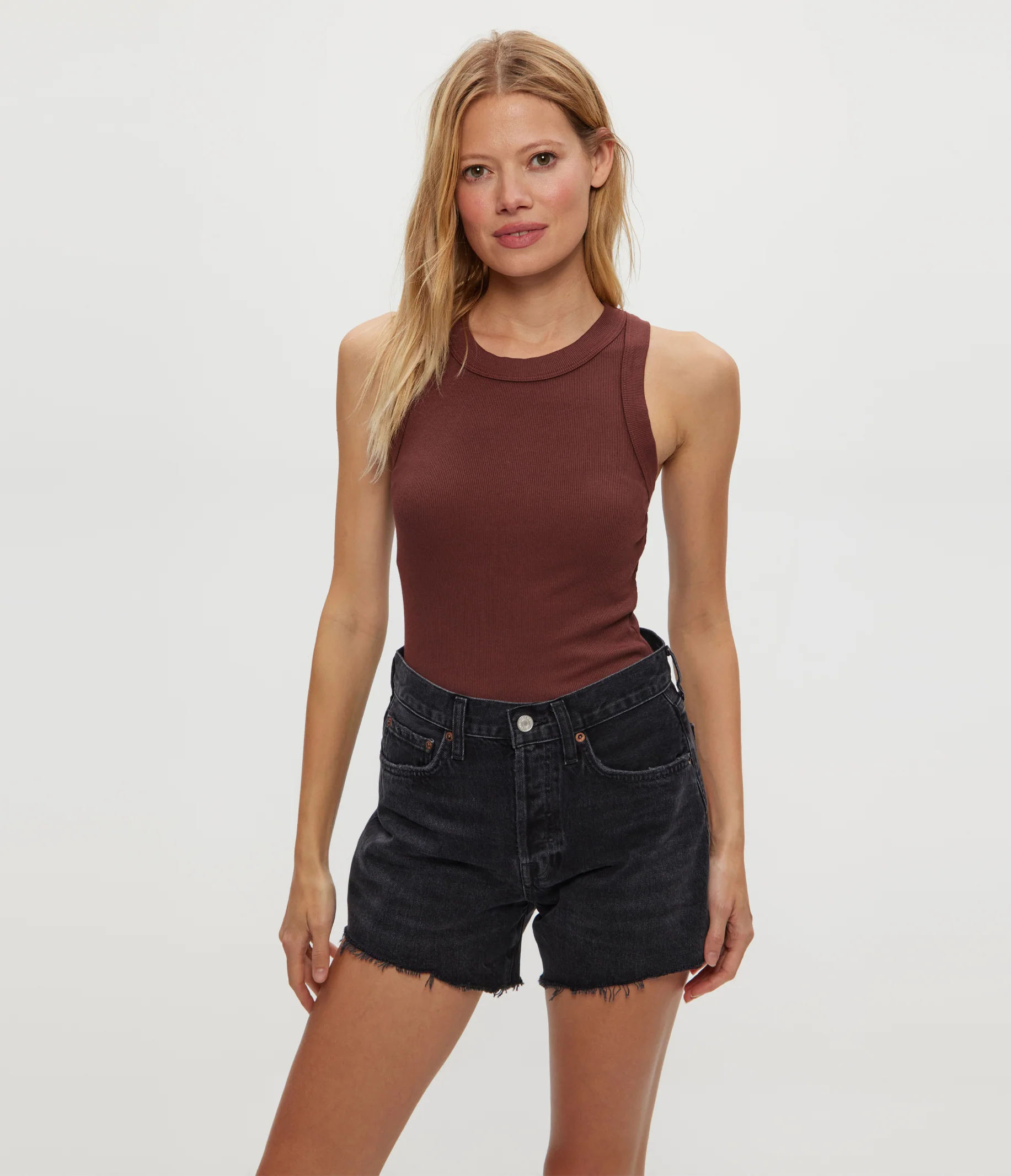 Gina Ribbed Crop Tank - Image 17