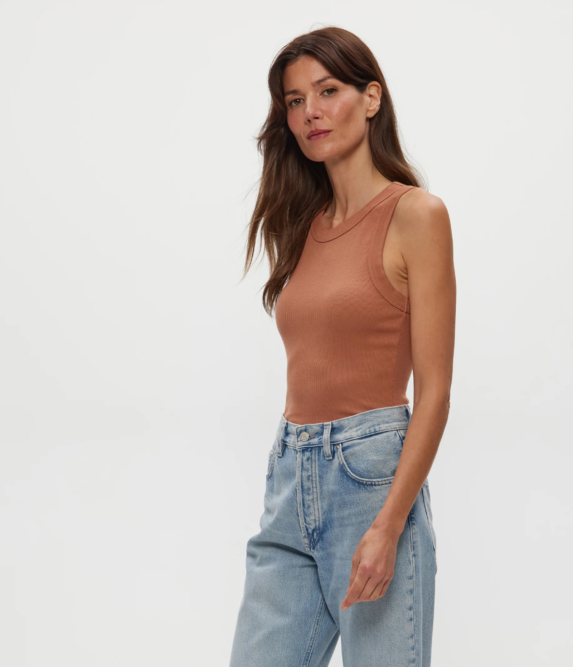 Gina Ribbed Crop Tank - Image 23