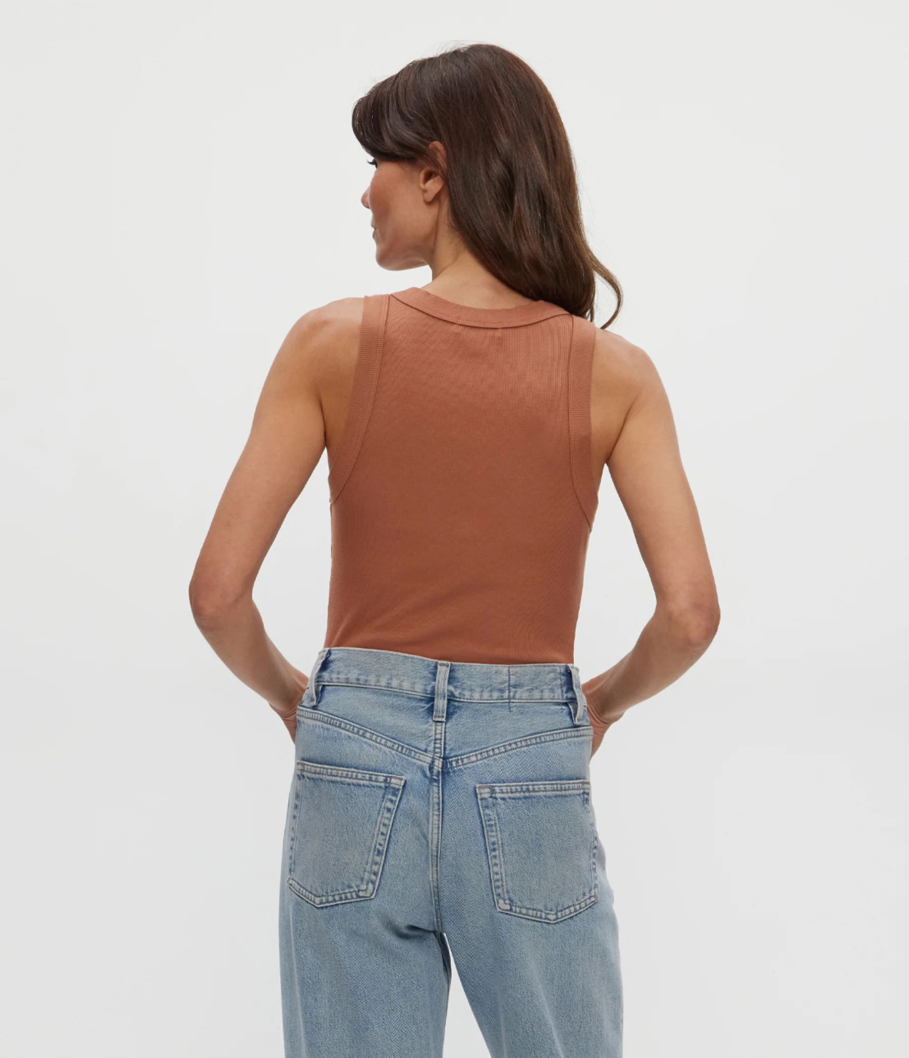 Gina Ribbed Crop Tank - Image 24