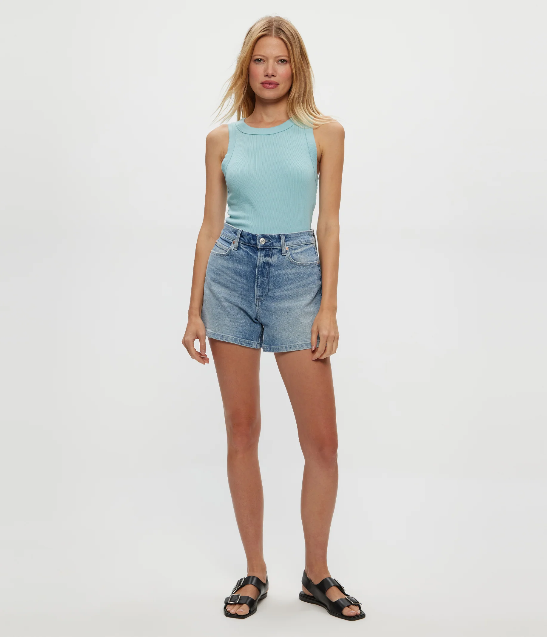Gina Ribbed Crop Tank - Image 26
