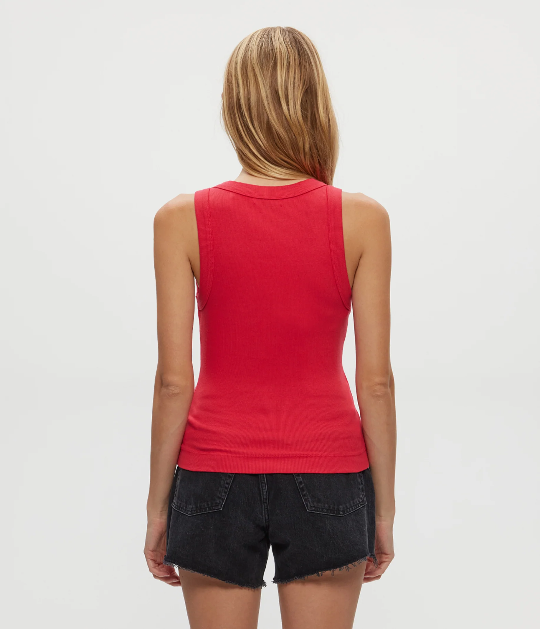 Gina Ribbed Crop Tank - Image 32