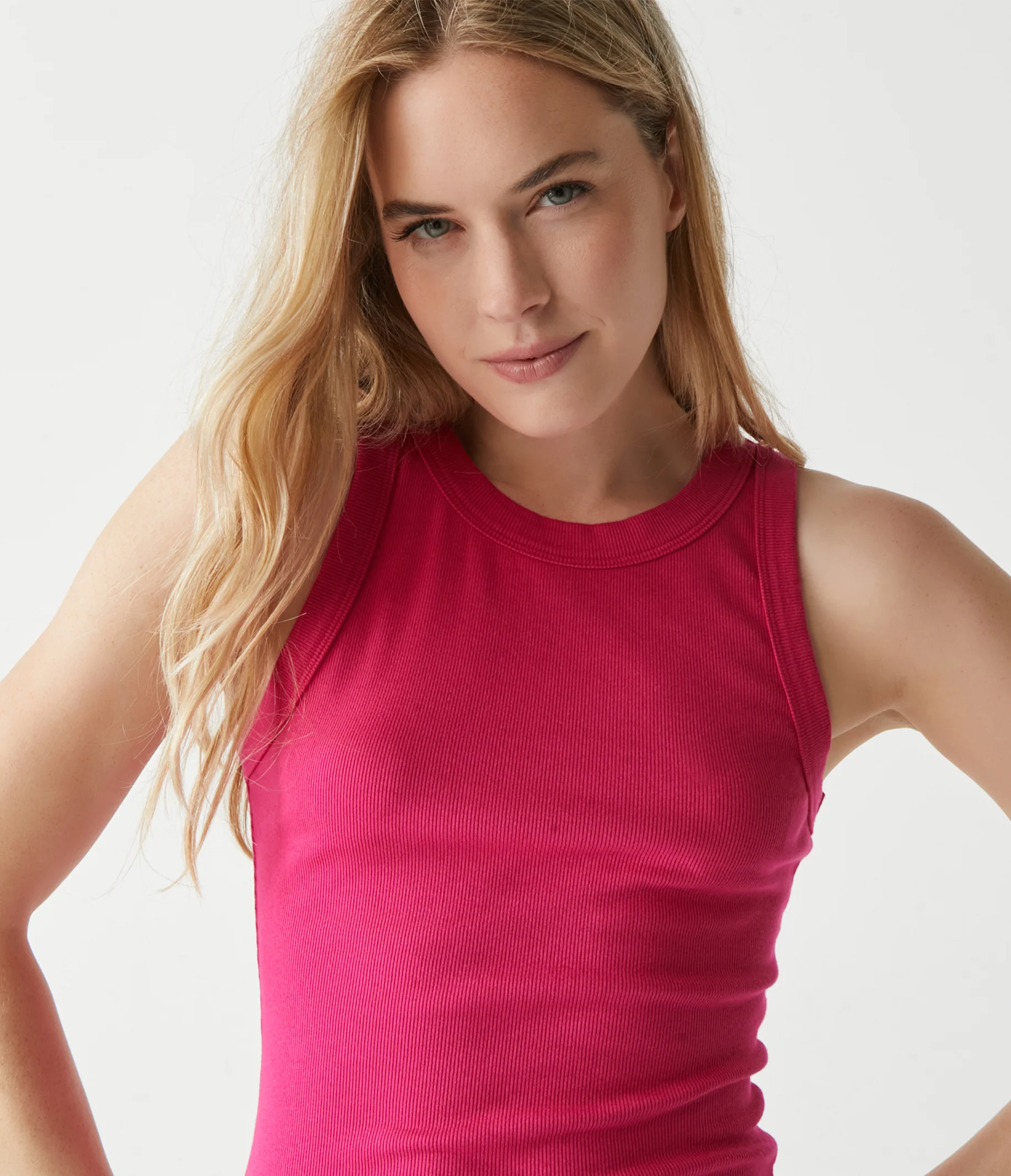 Gina Ribbed Crop Tank - Image 53