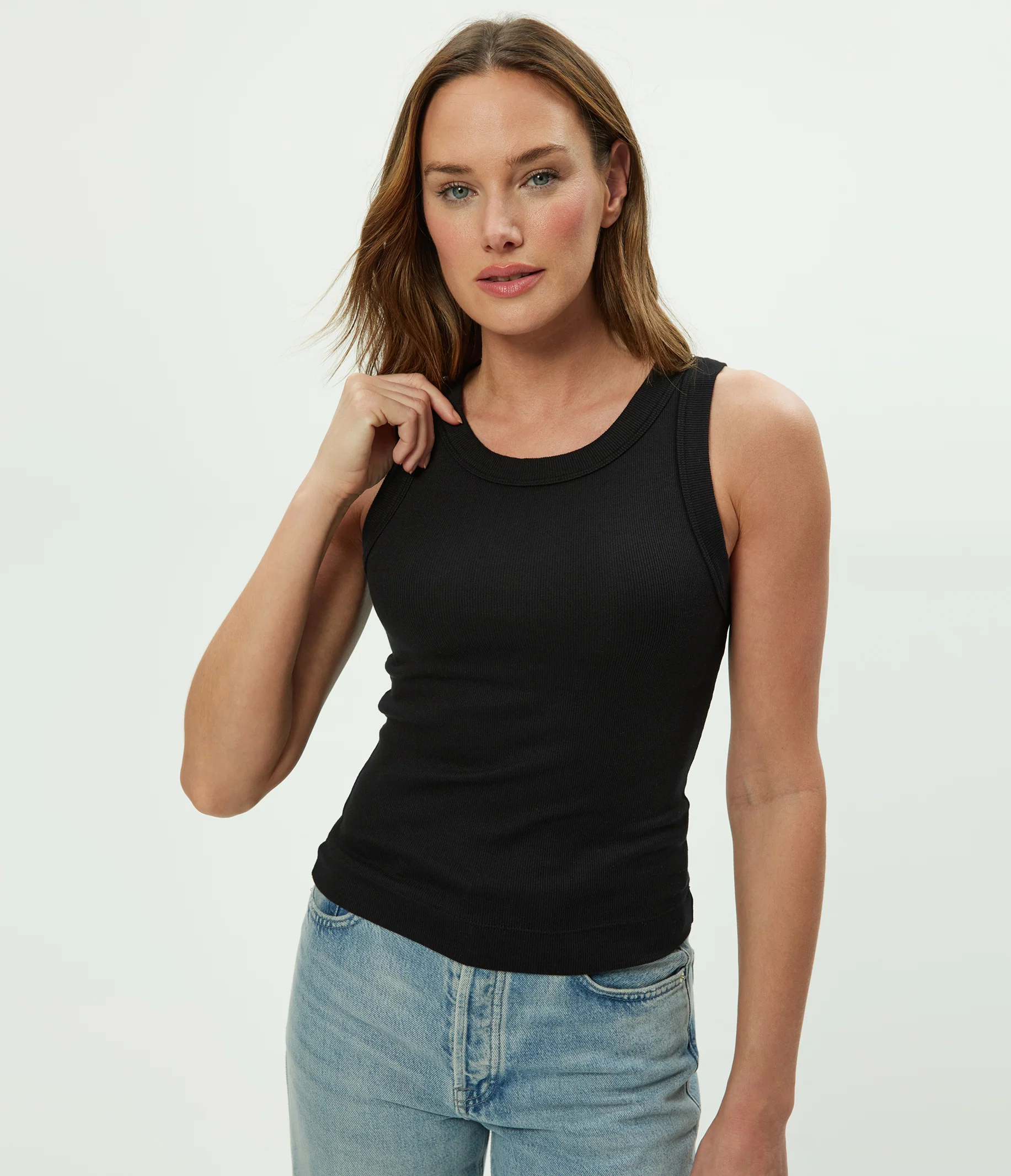 Gina Ribbed Crop Tank - Image 57