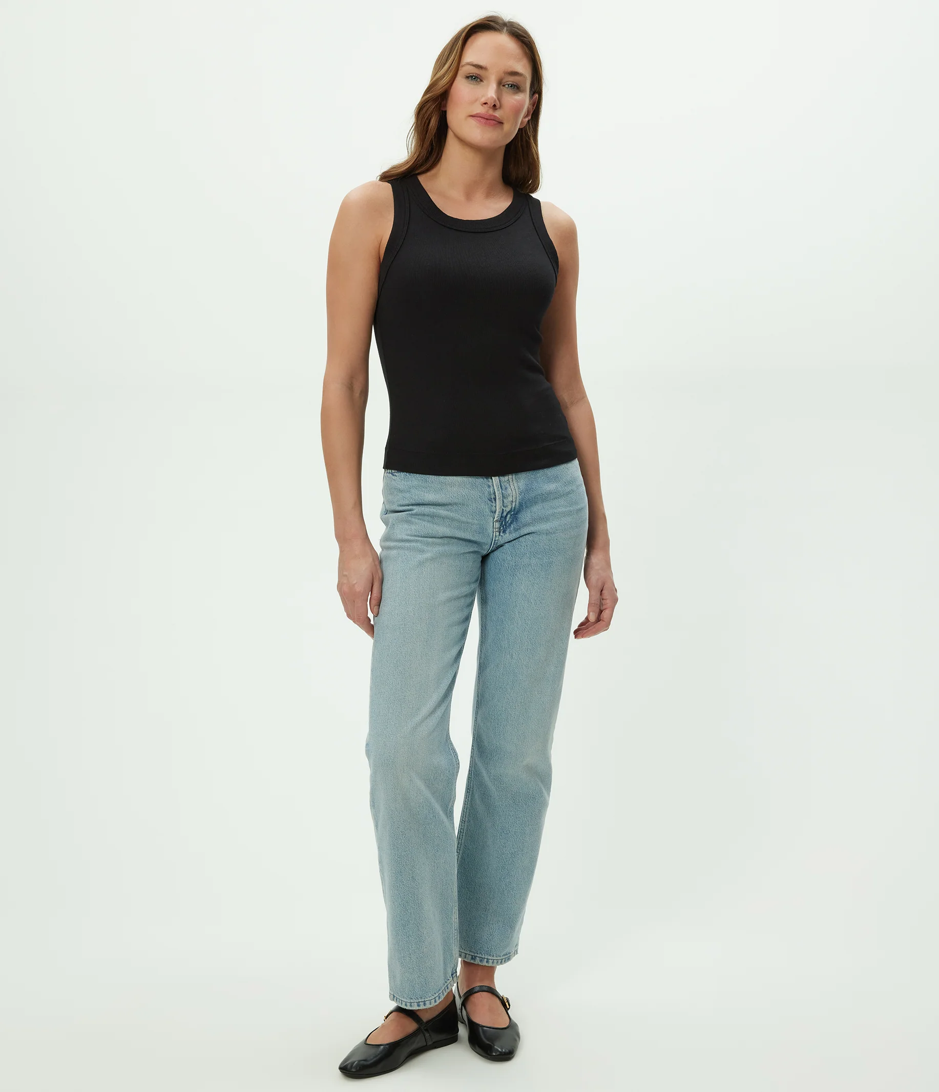Gina Ribbed Crop Tank - Image 58