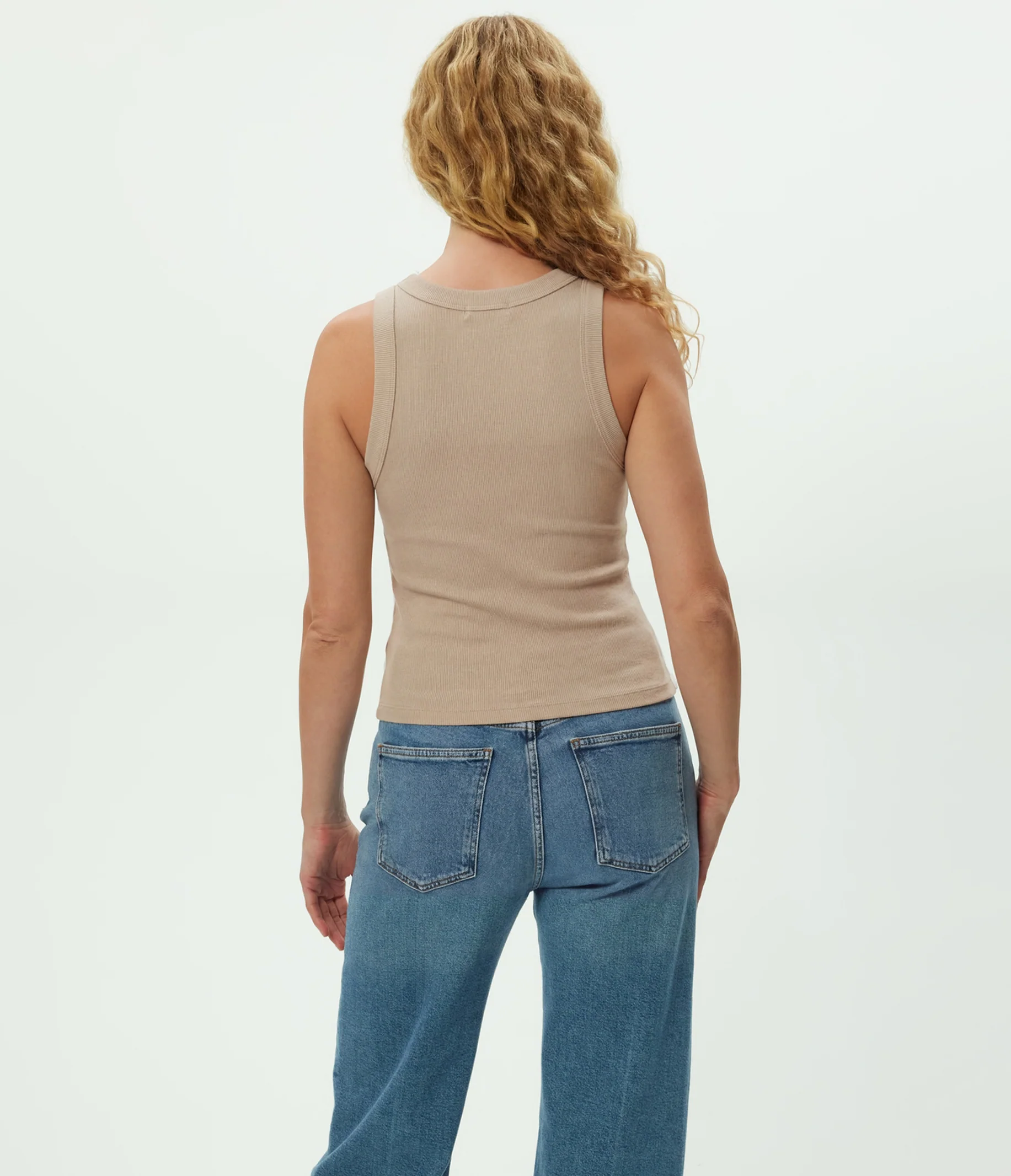 Gina Ribbed Crop Tank - Image 64