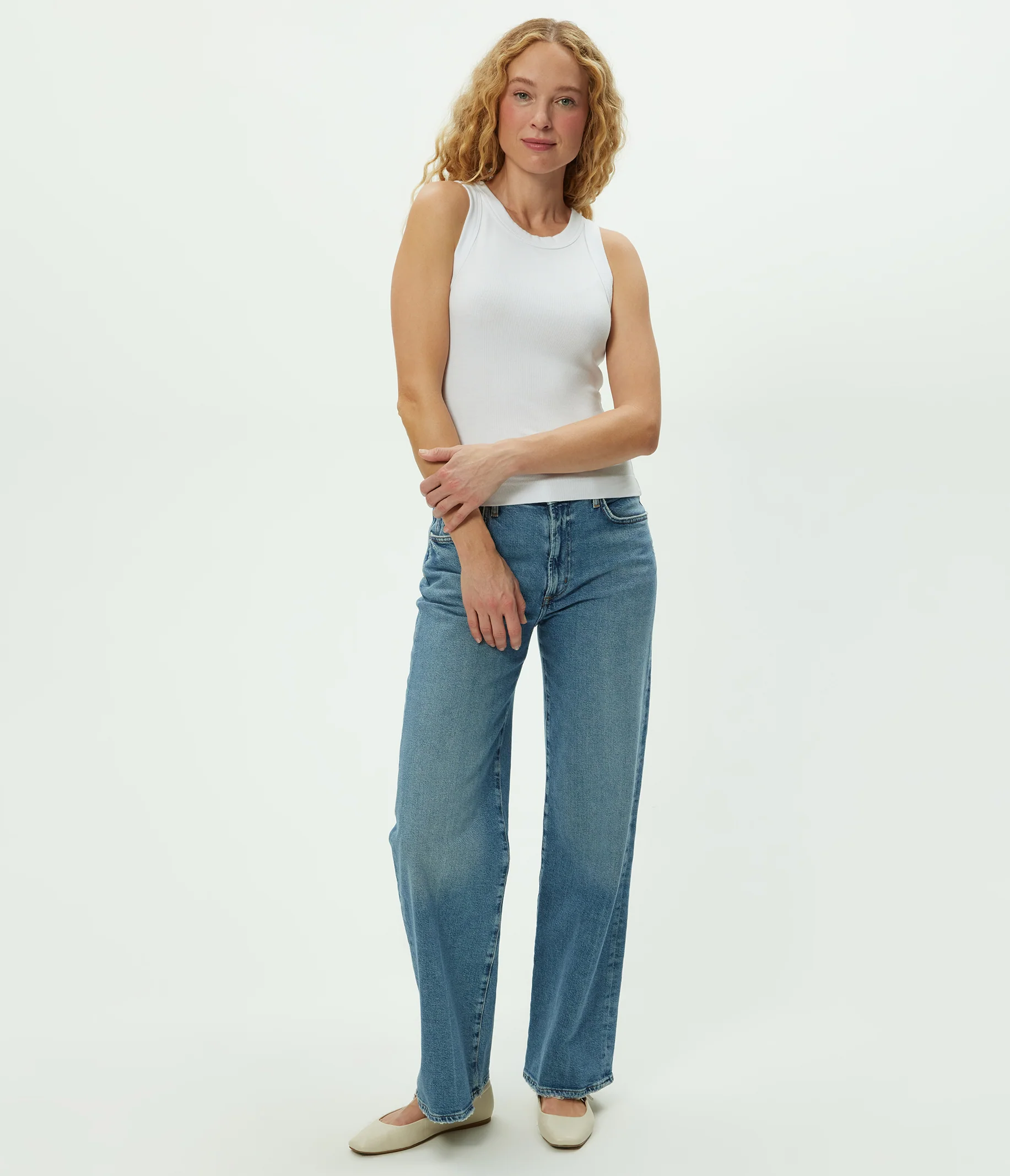 Gina Ribbed Crop Tank - Image 66