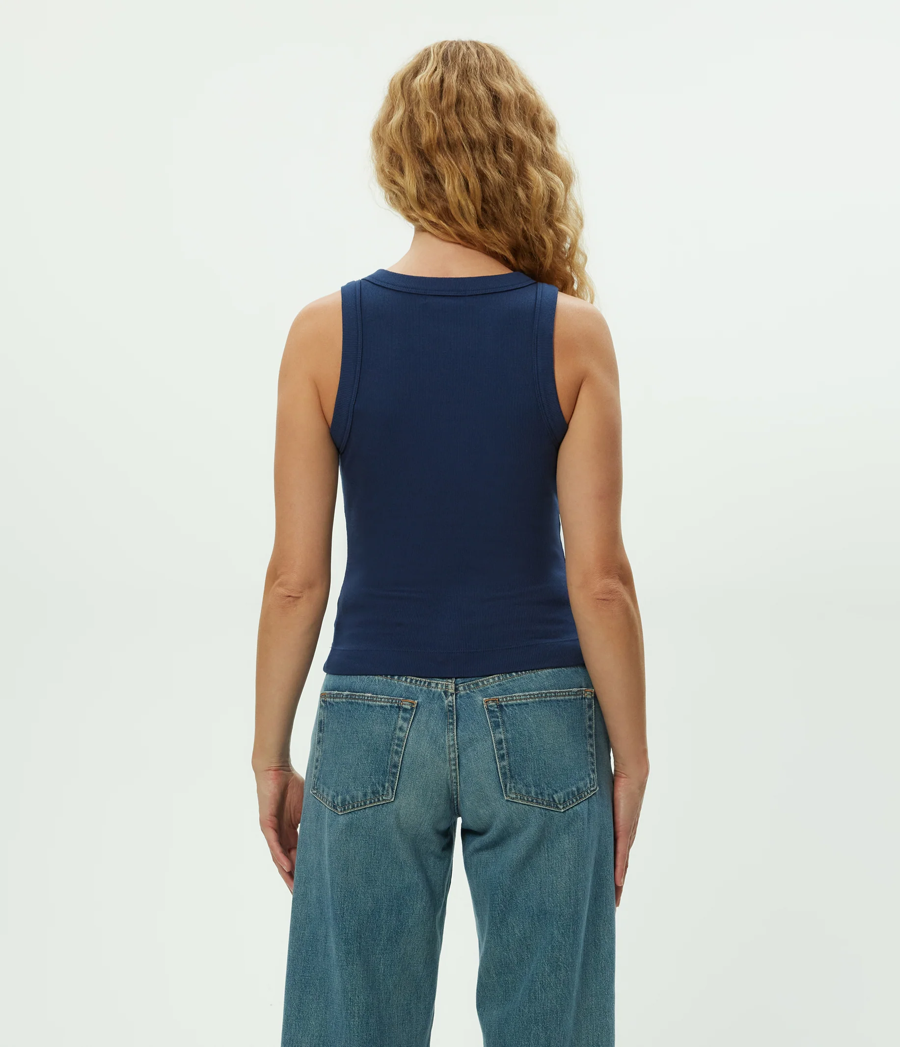 Gina Ribbed Crop Tank - Image 8