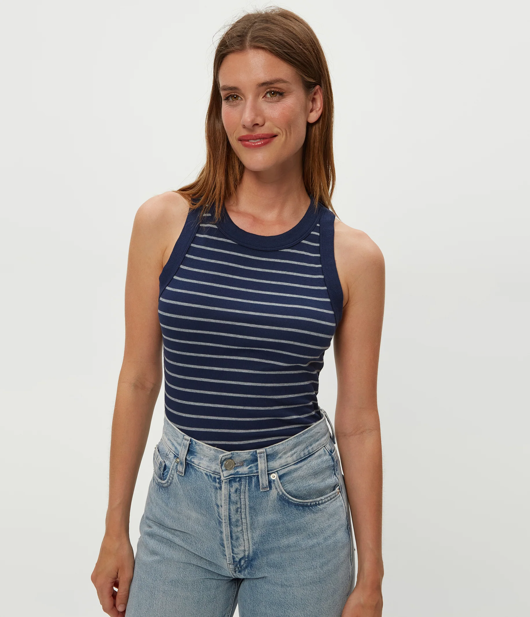 Gina Striped Ribbed Crop Tank - Image 10