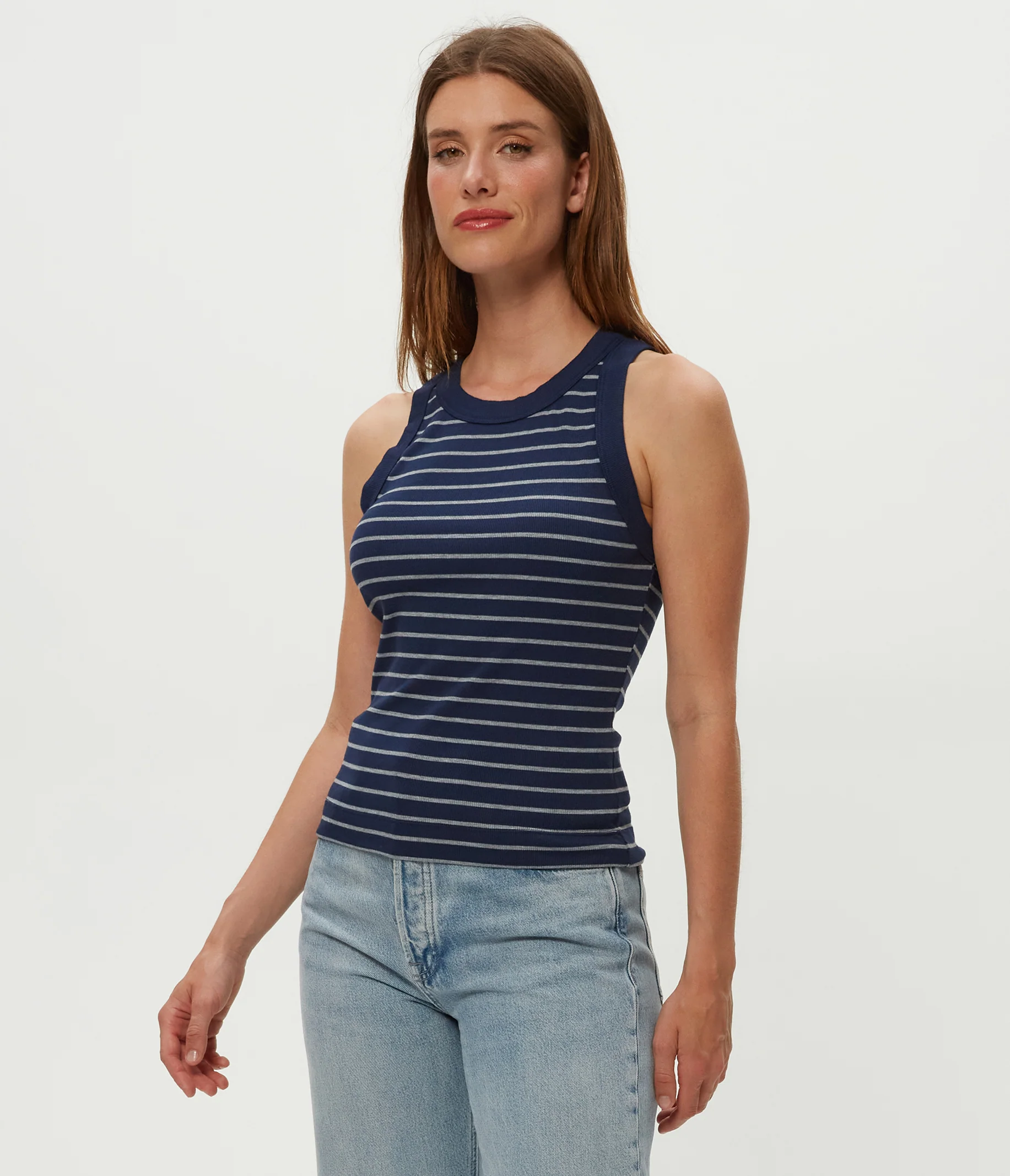Gina Striped Ribbed Crop Tank - Image 12