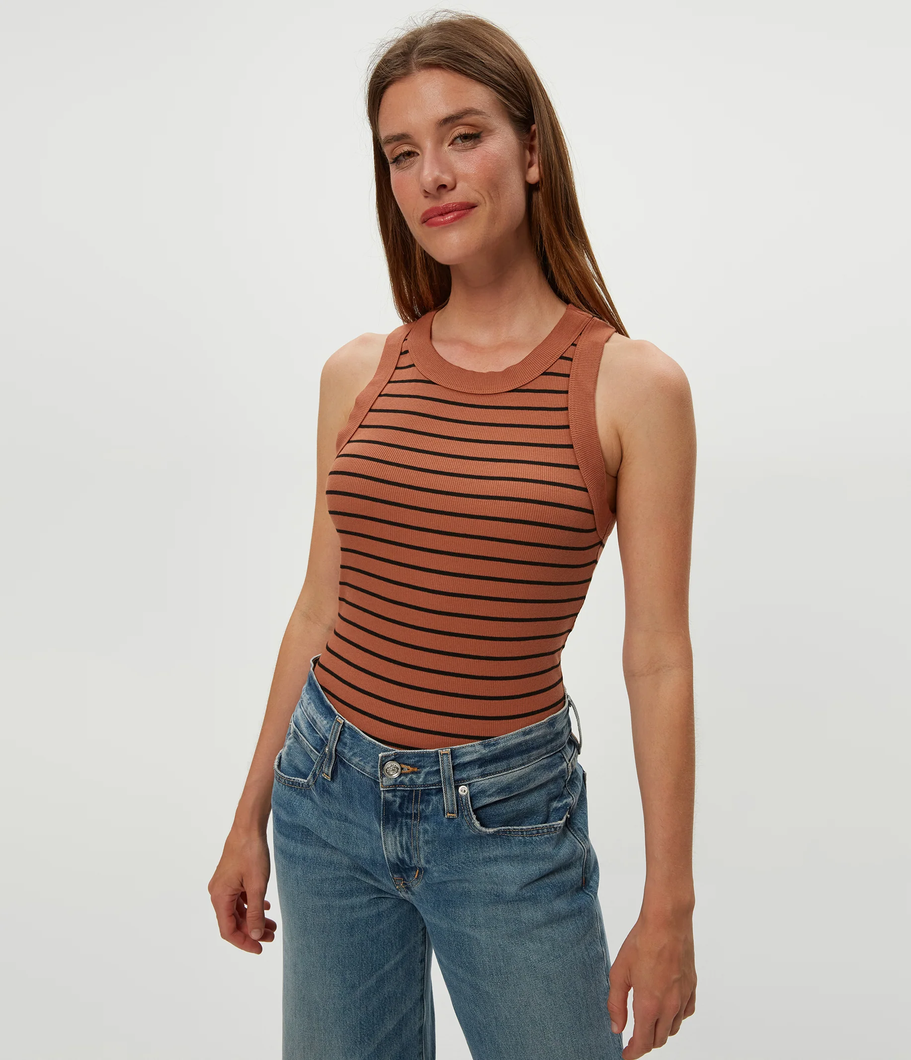 Gina Striped Ribbed Crop Tank - Image 18
