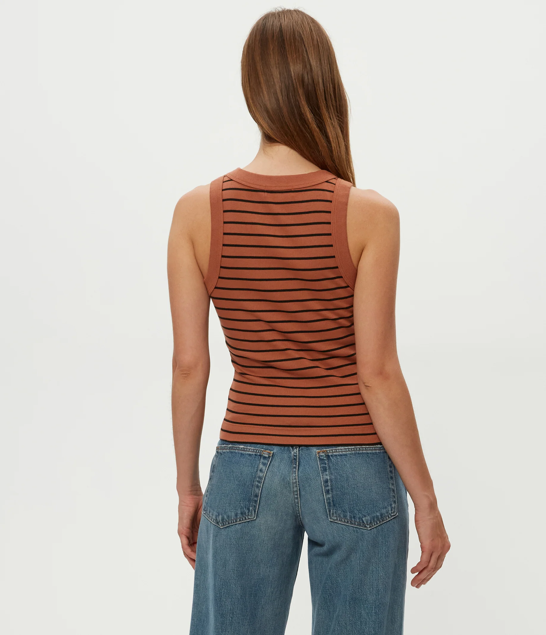 Gina Striped Ribbed Crop Tank - Image 21