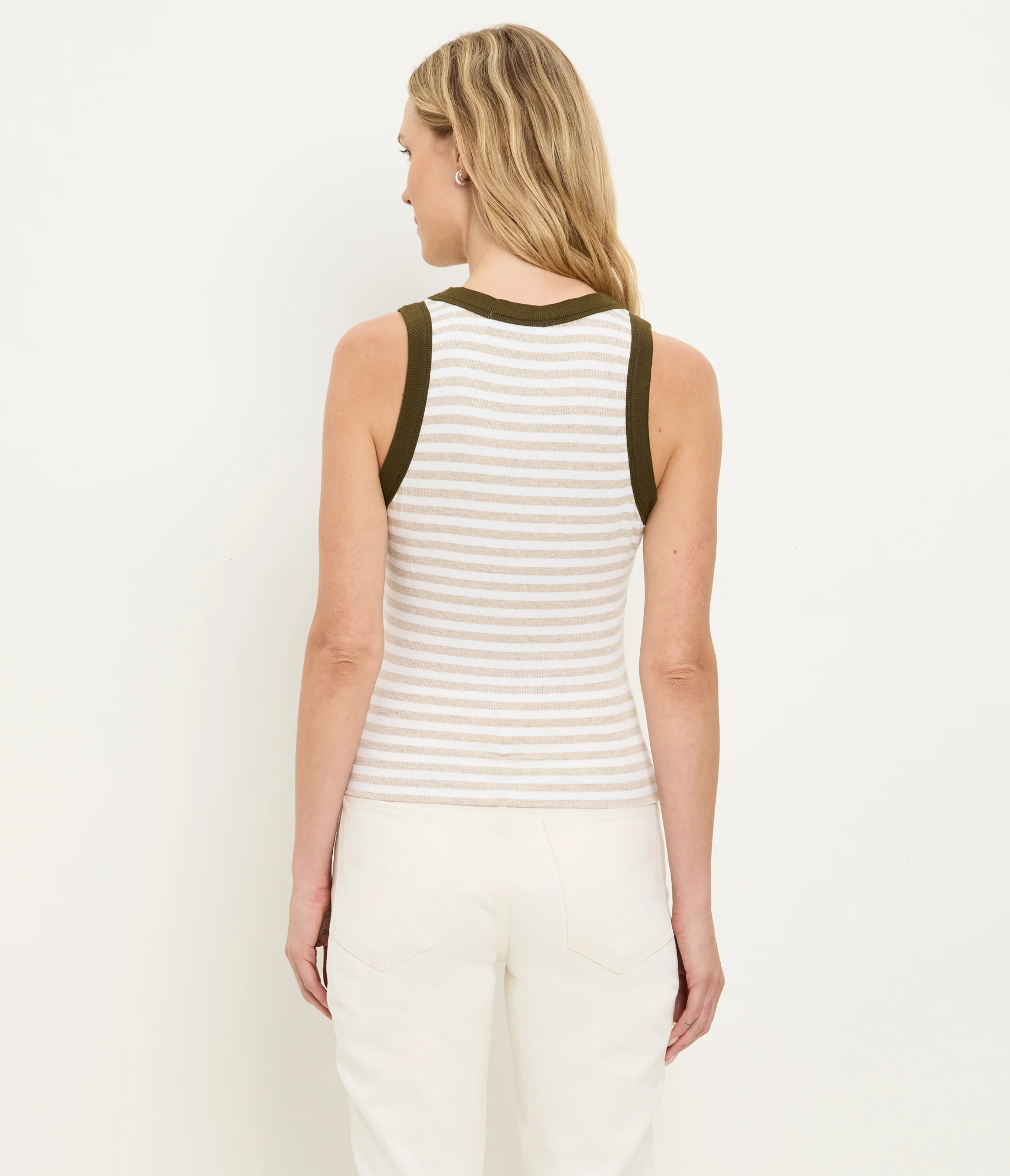 Gina Striped Ribbed Crop Tank - Image 39
