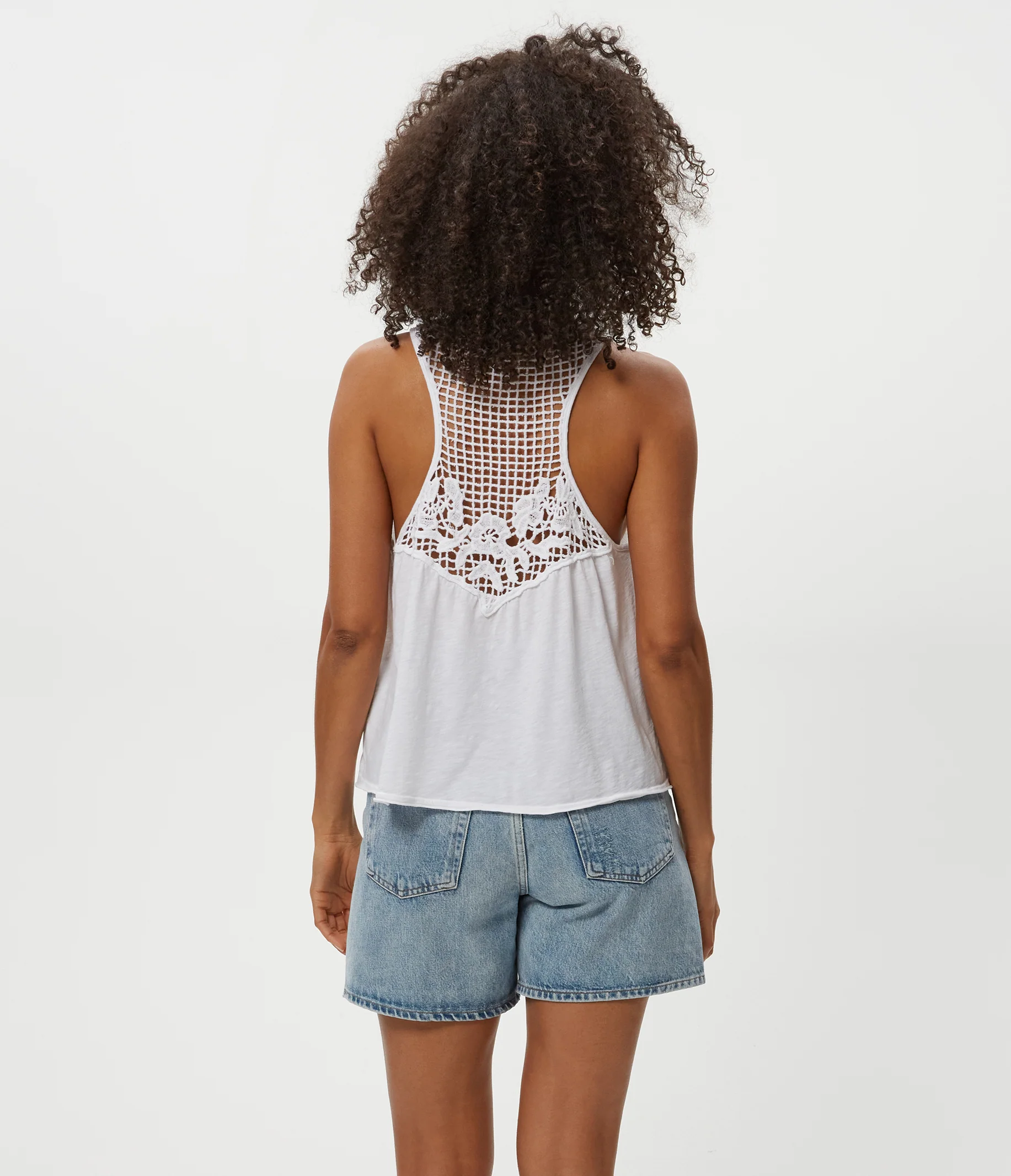 Isla Crochet Trim Tank - Image 12