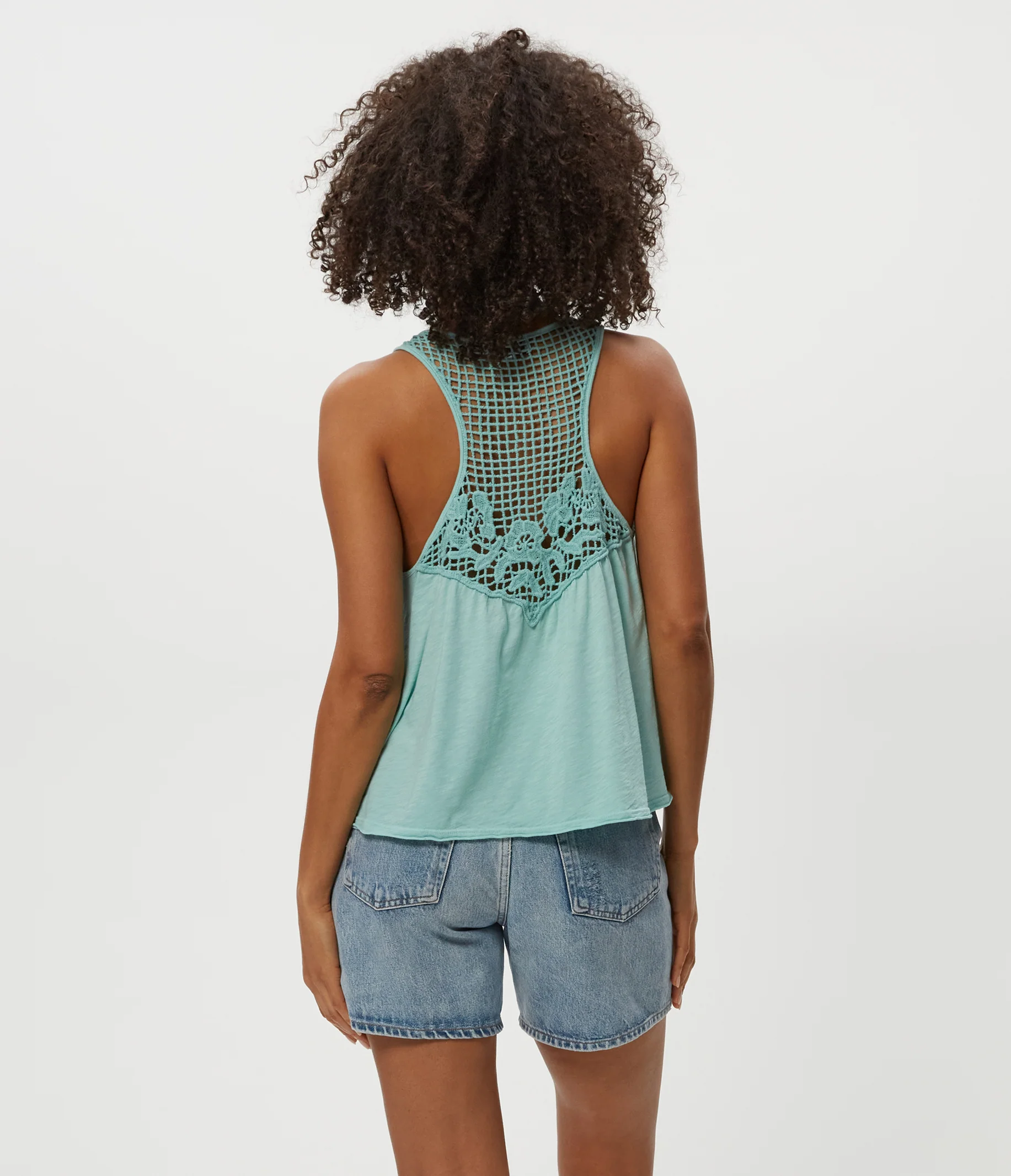 Isla Crochet Trim Tank - Image 4