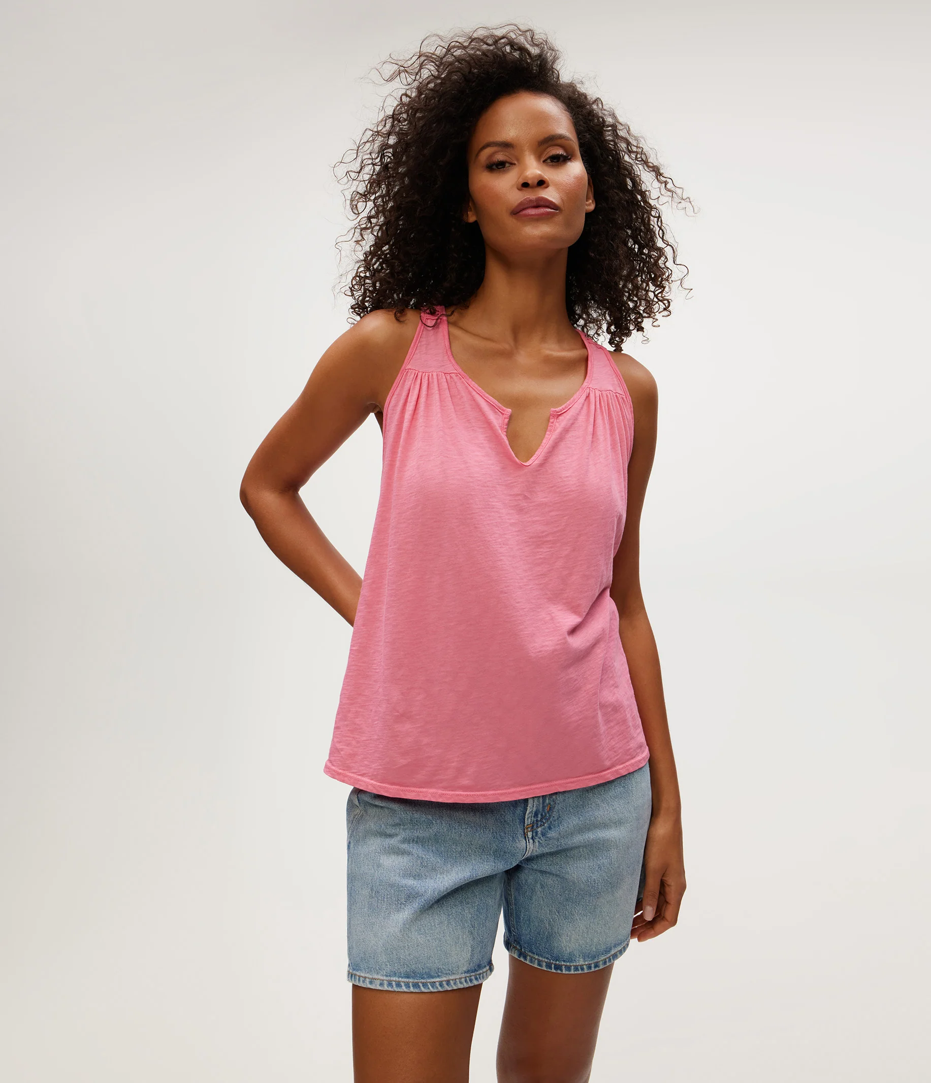 Isla Crochet Trim Tank - Image 5