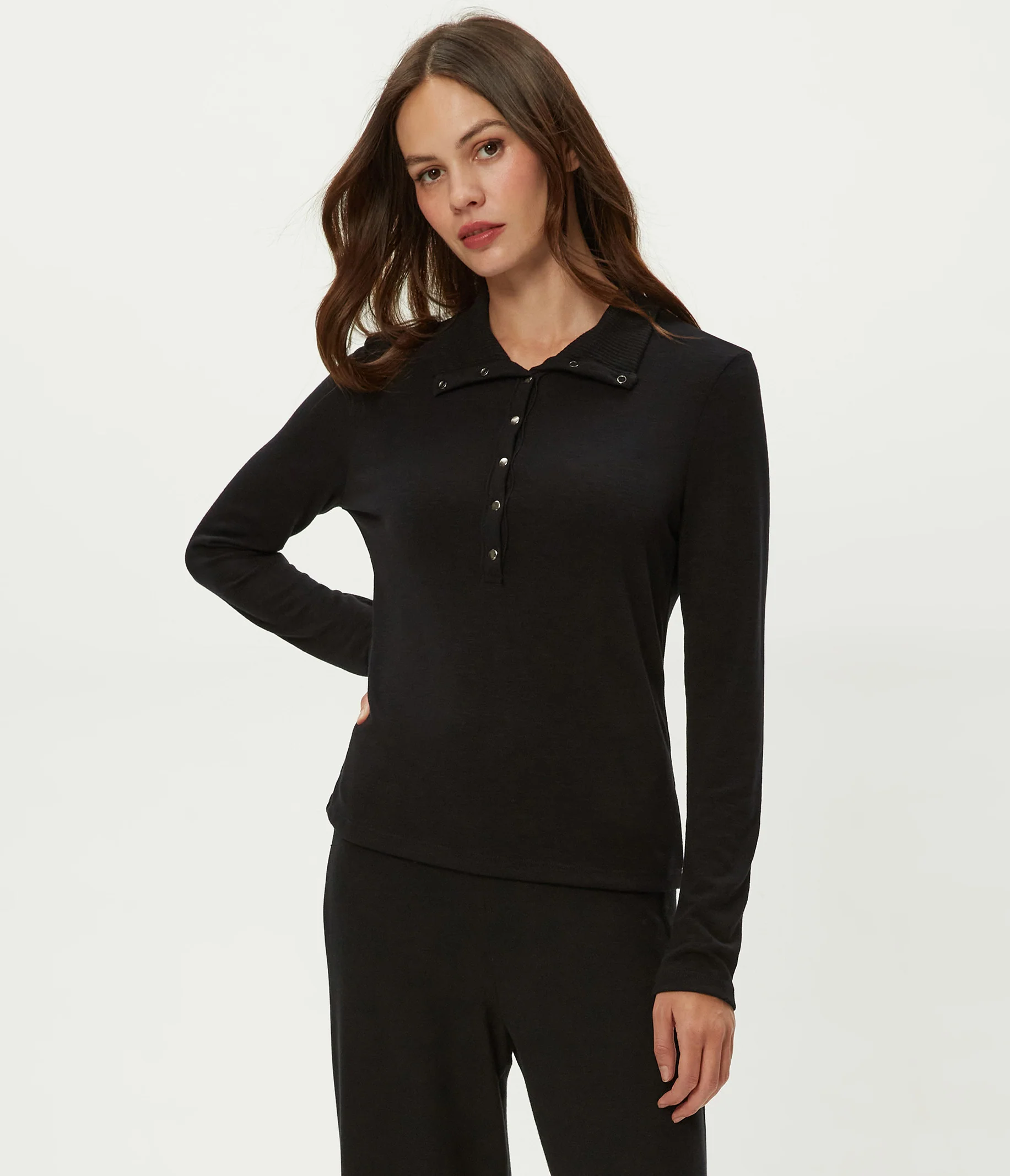 Issa Long Sleeve Henley - Image 11