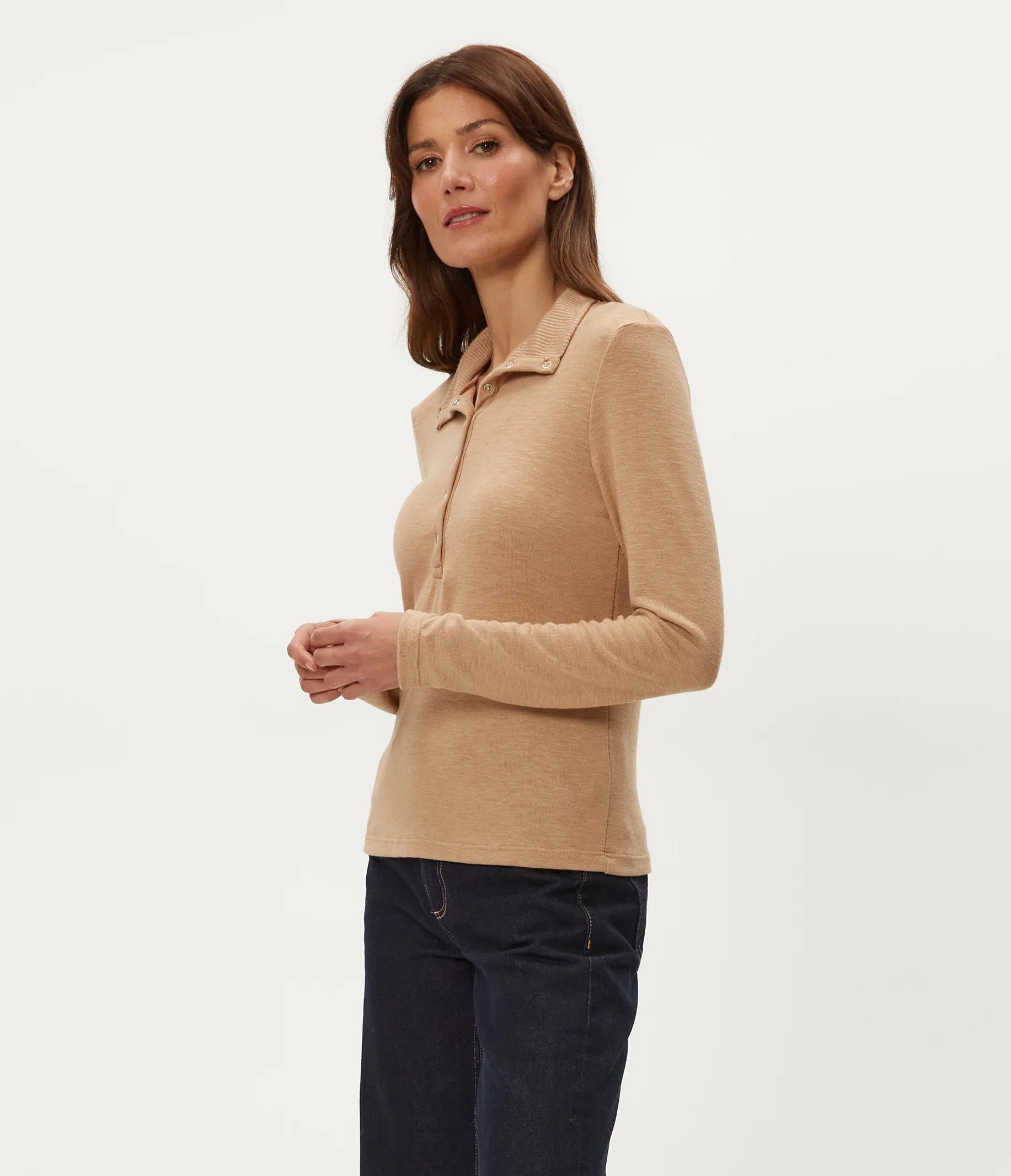 Issa Long Sleeve Henley - Image 3