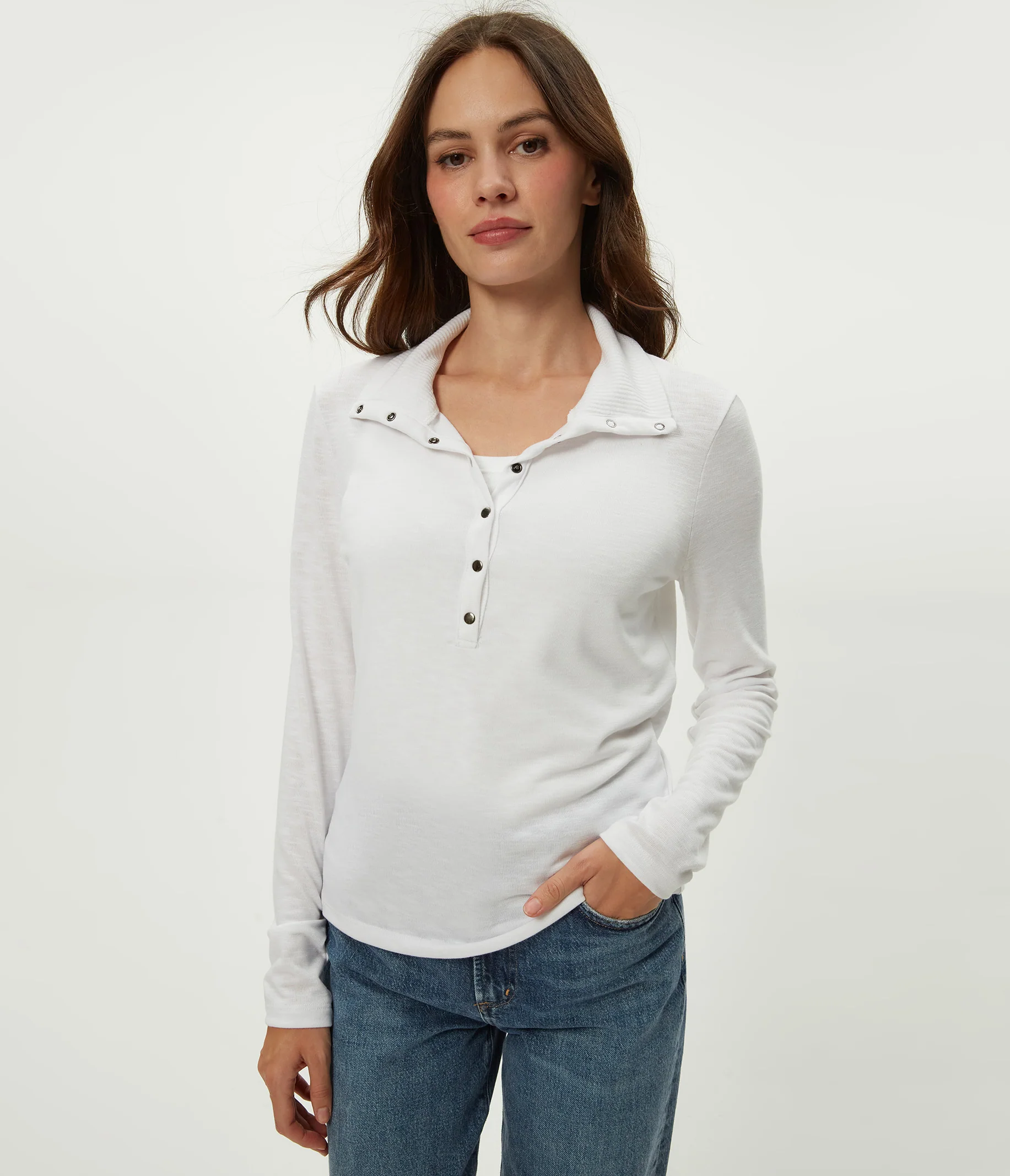 Issa Long Sleeve Henley - Image 5