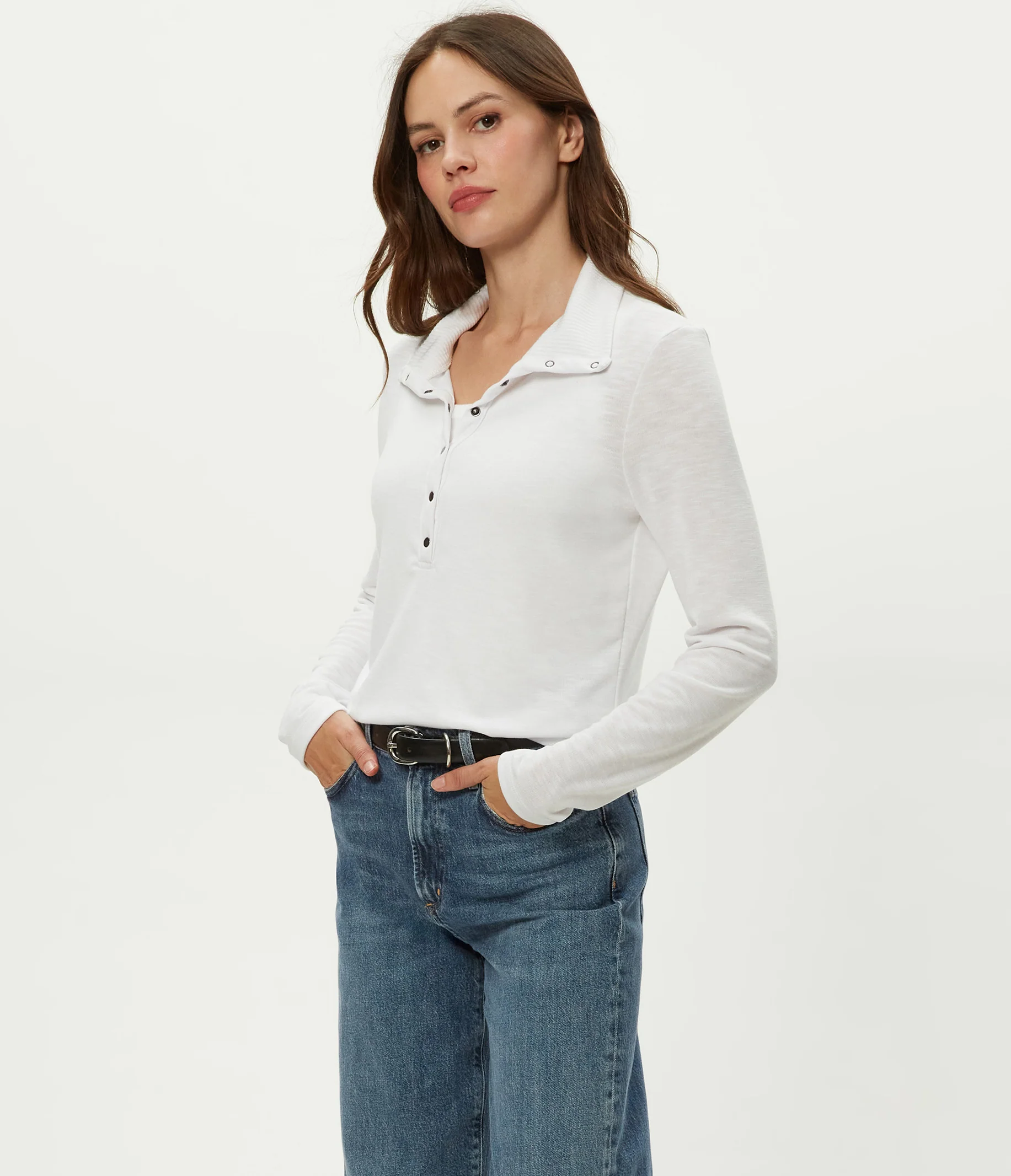 Issa Long Sleeve Henley - Image 7