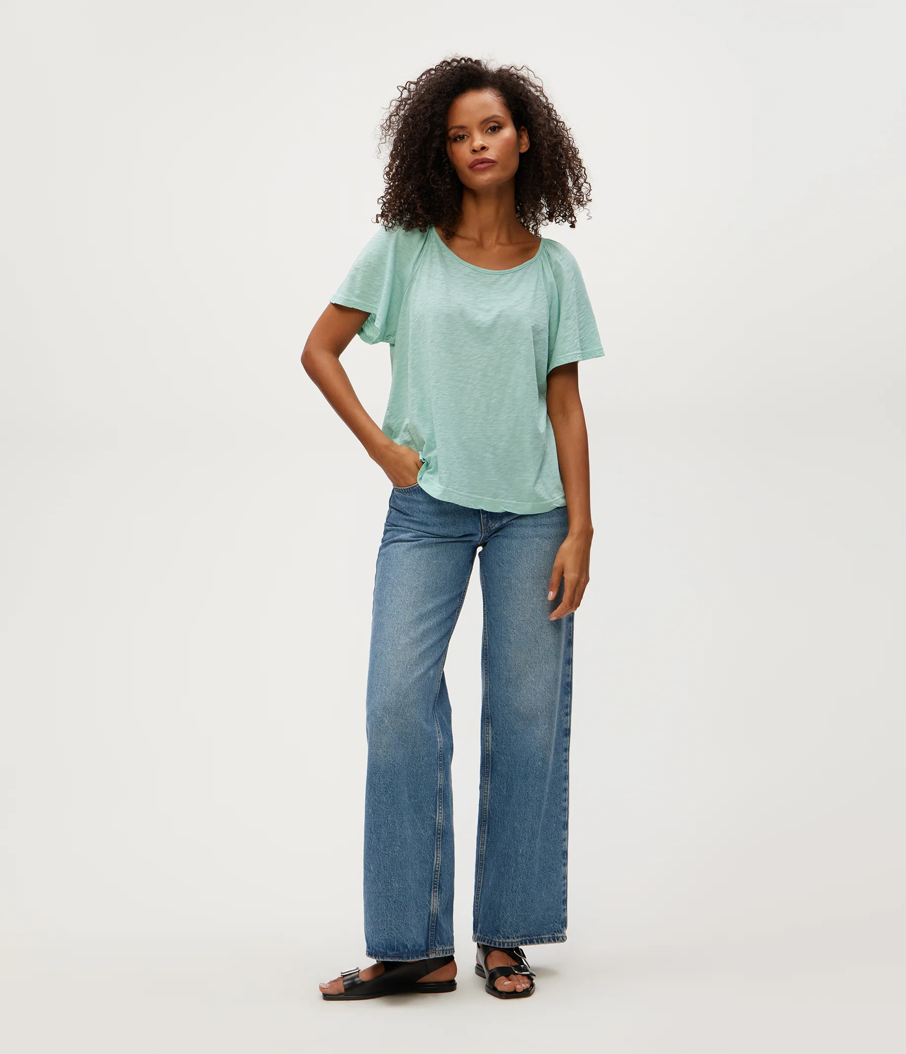 Ivy Flutter Sleeve Top - Image 14
