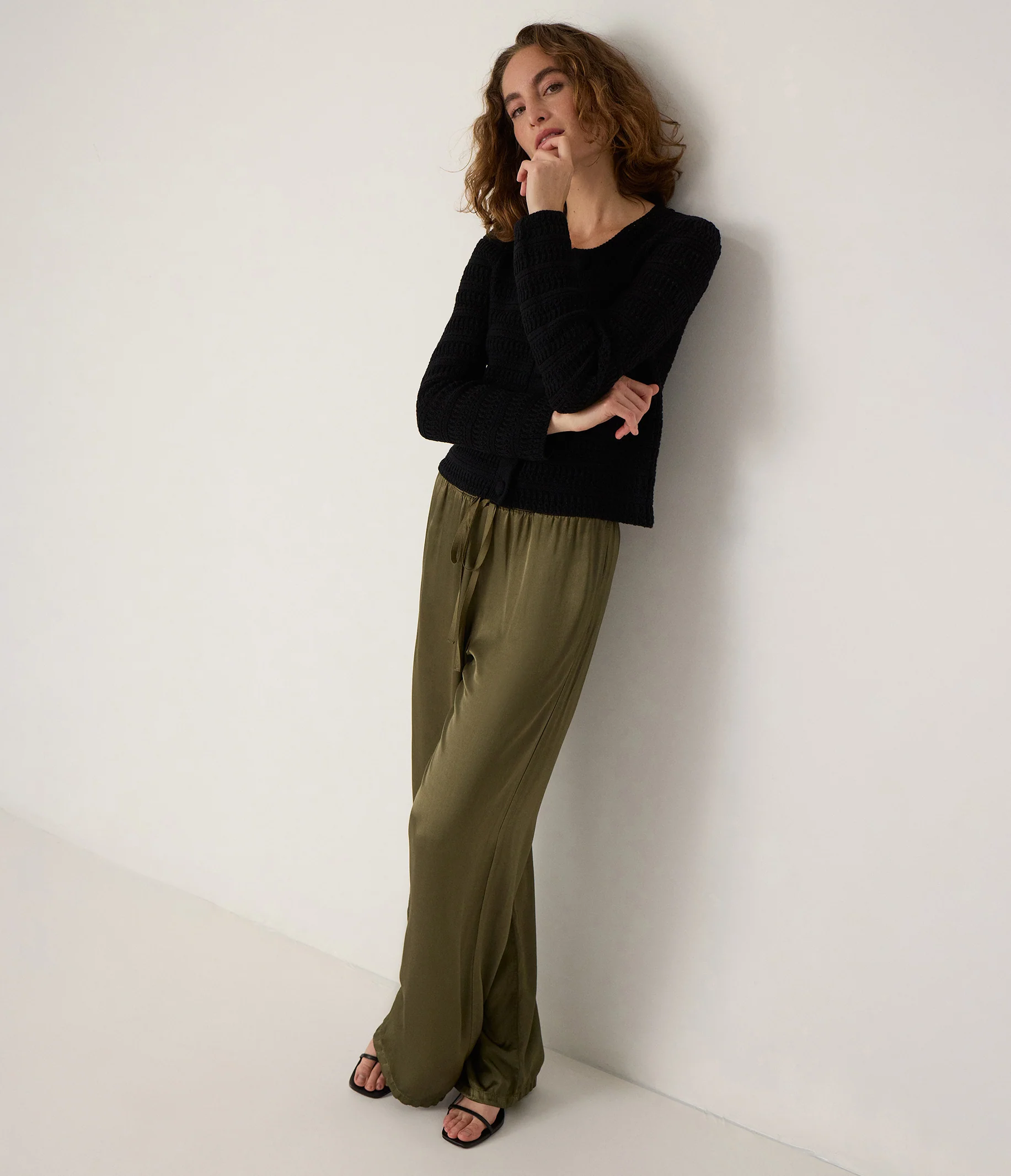 Jacqueline Satin Drawstring Pant - Image 10