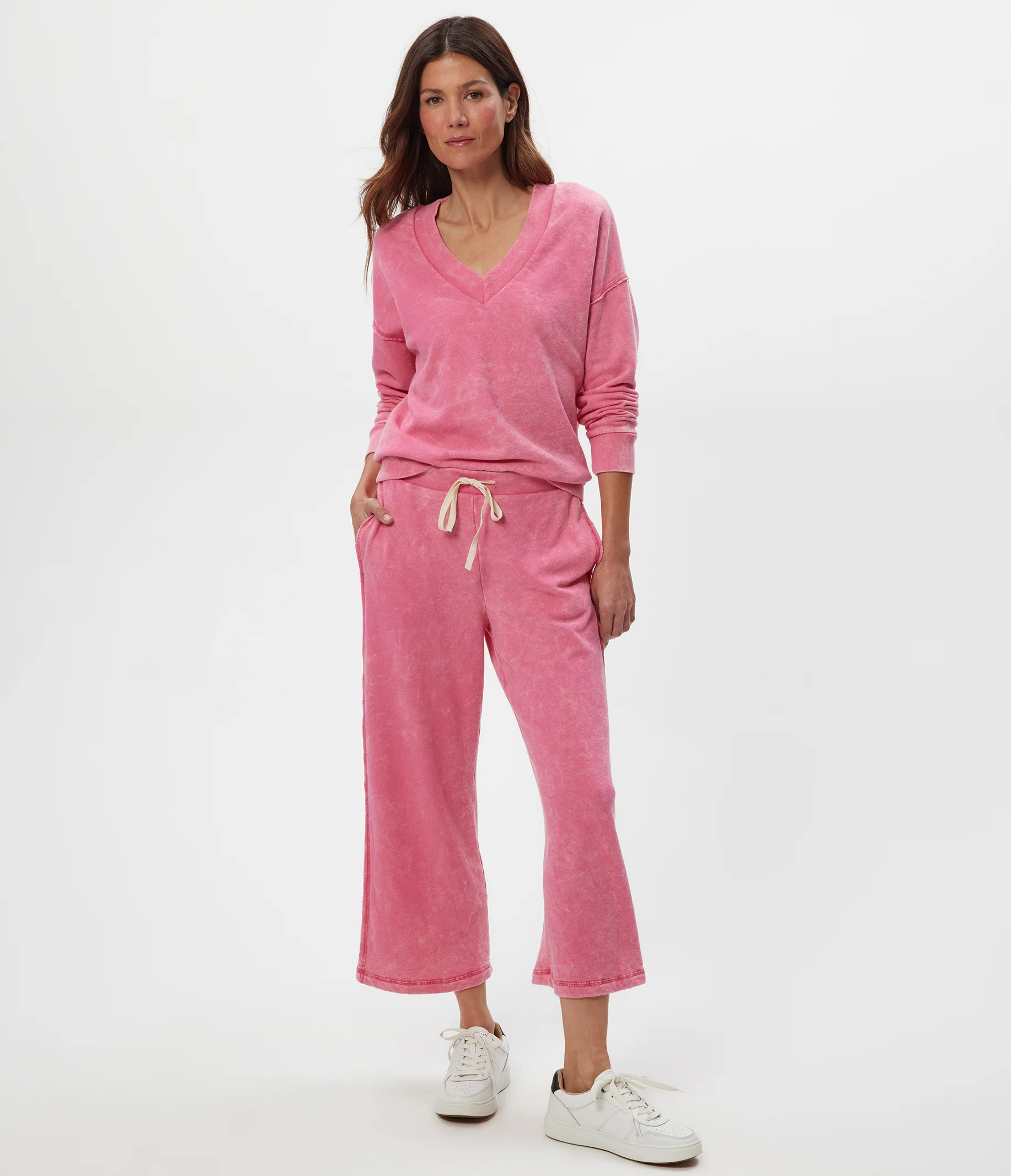 Jaden Mineral Wash Cropped Pant