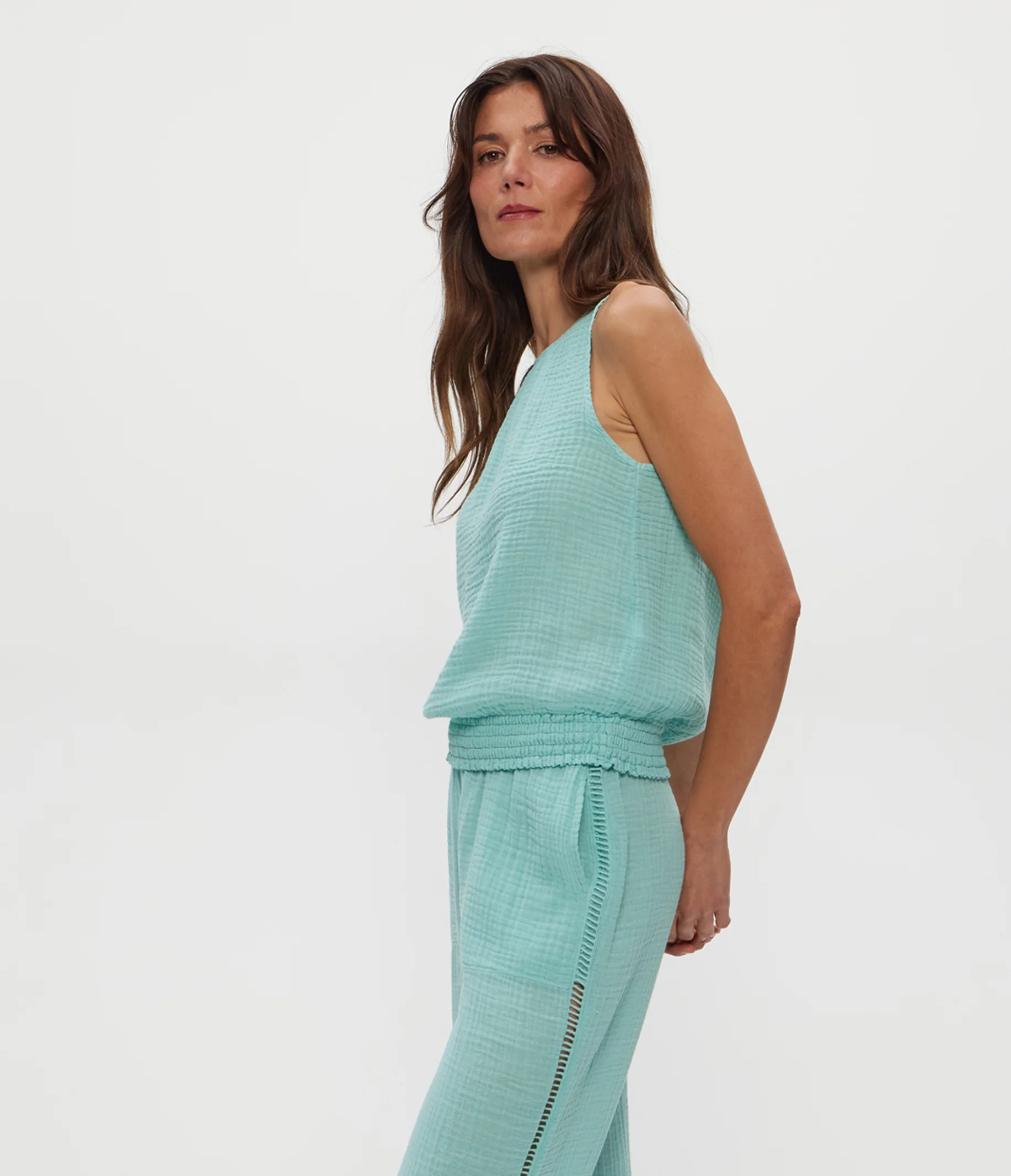 Janelle Tie Neck Tank - Image 19