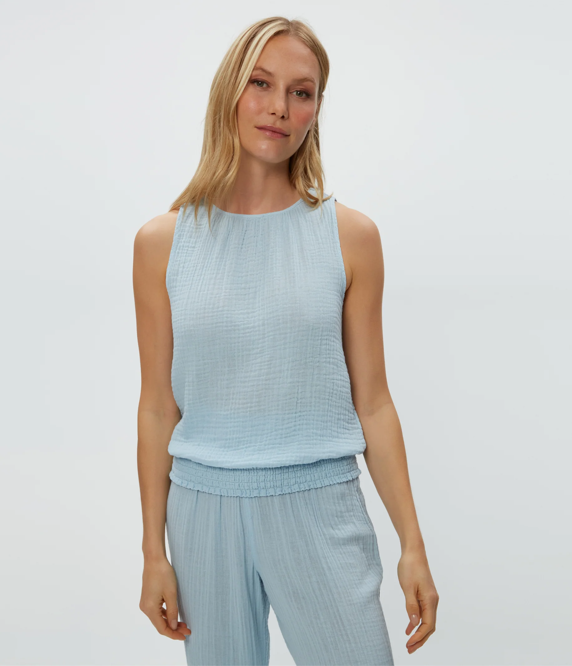 Janelle Tie Neck Tank - Image 29