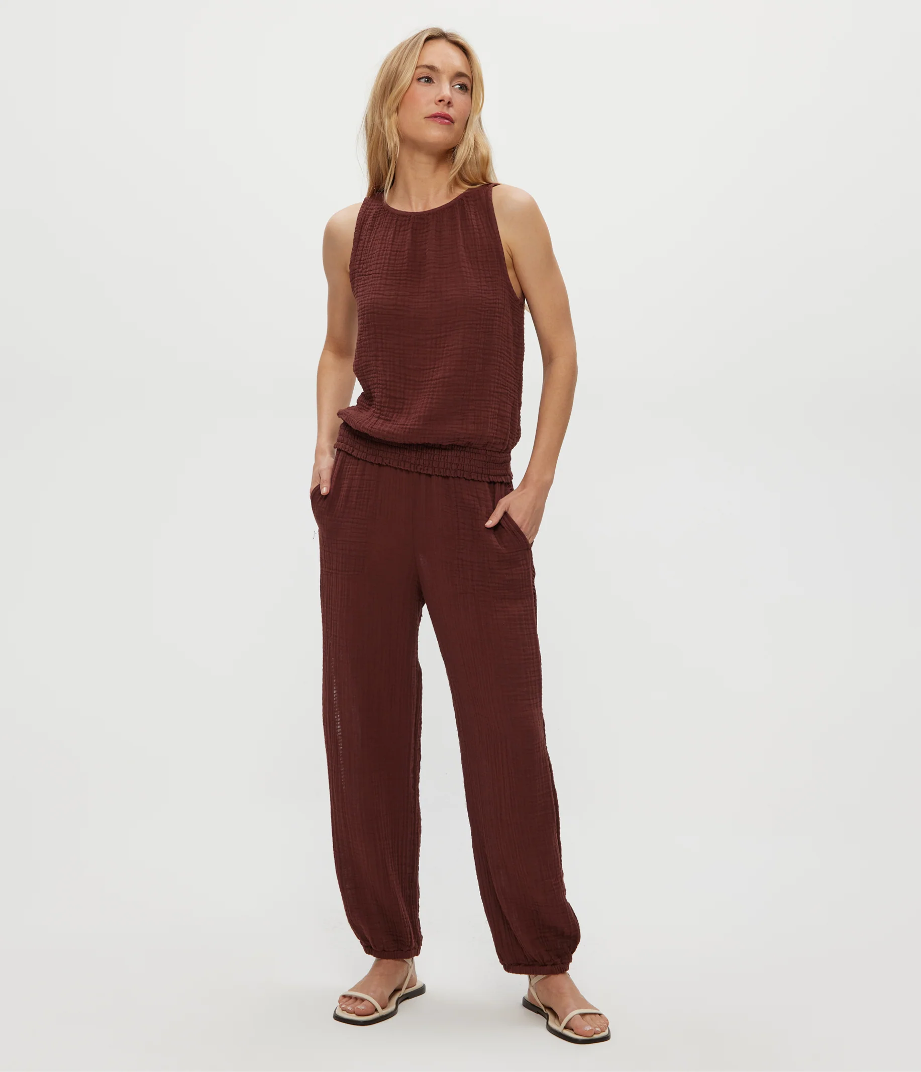 Janelle Tie Neck Tank - Image 34