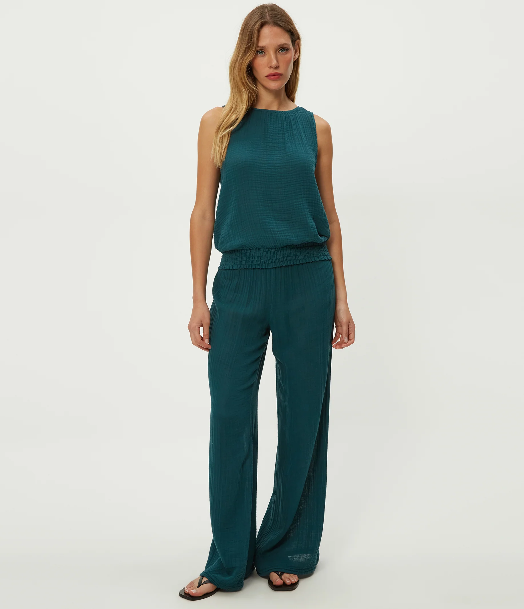 Janelle Tie Neck Tank - Image 46